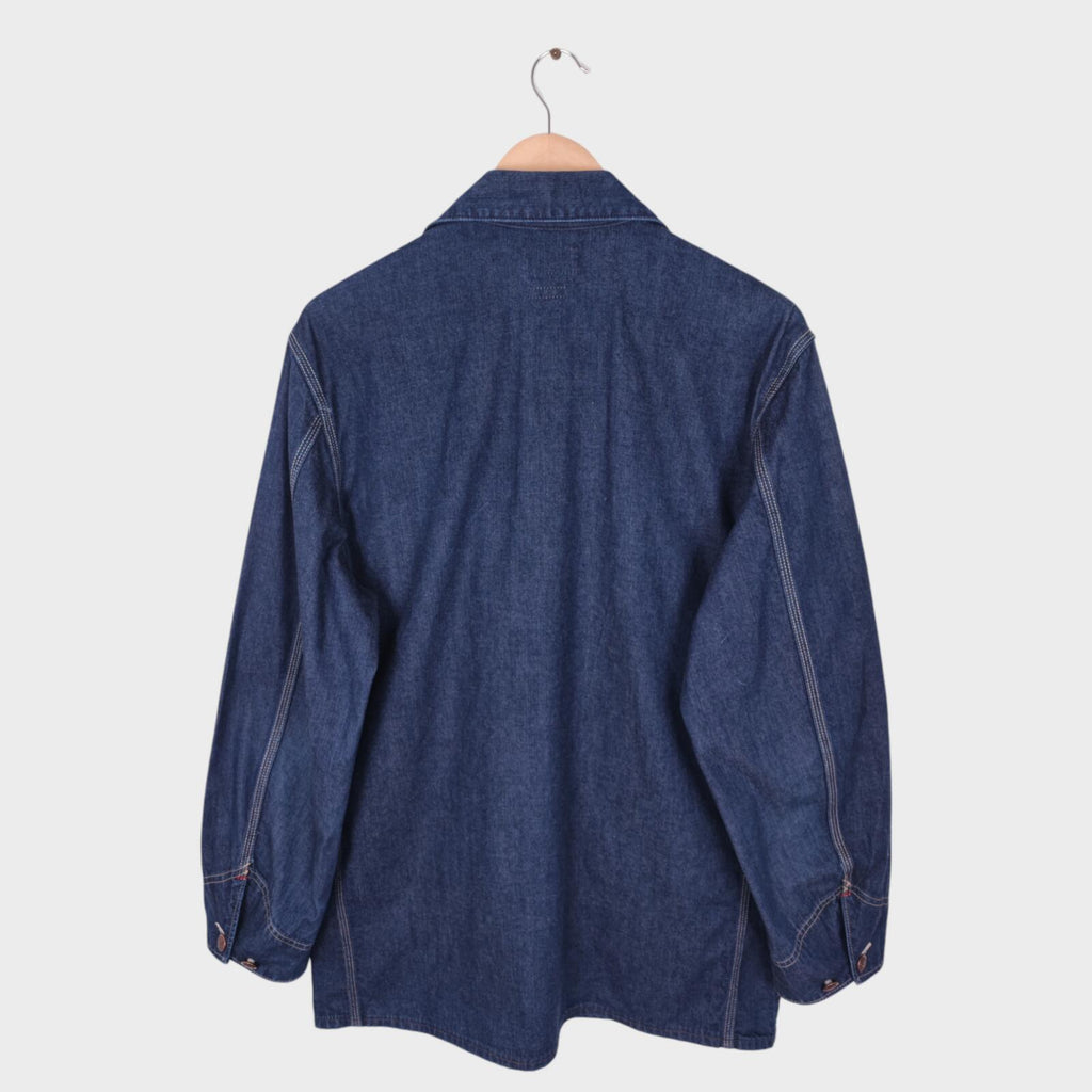 BLUE BLUE JAPAN Men's Made in Japan Blue Denim Chore Jacket
