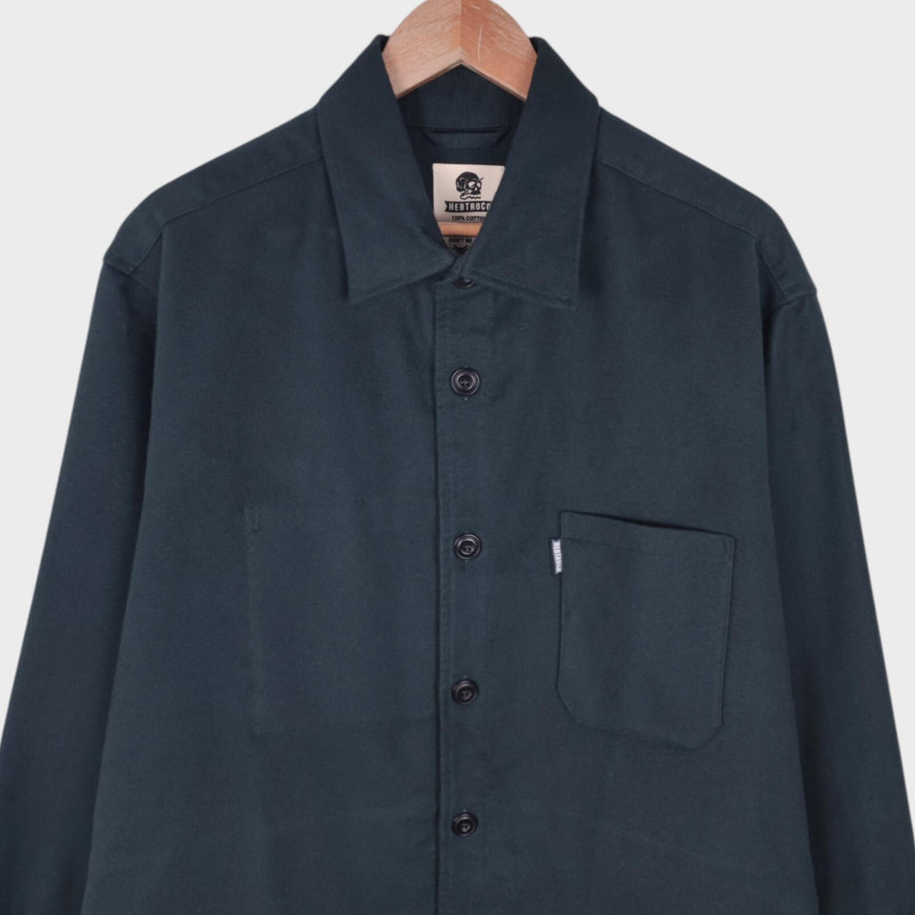 HEBTROCO Men's Made in England Heavyweight Moleskin Jacket
