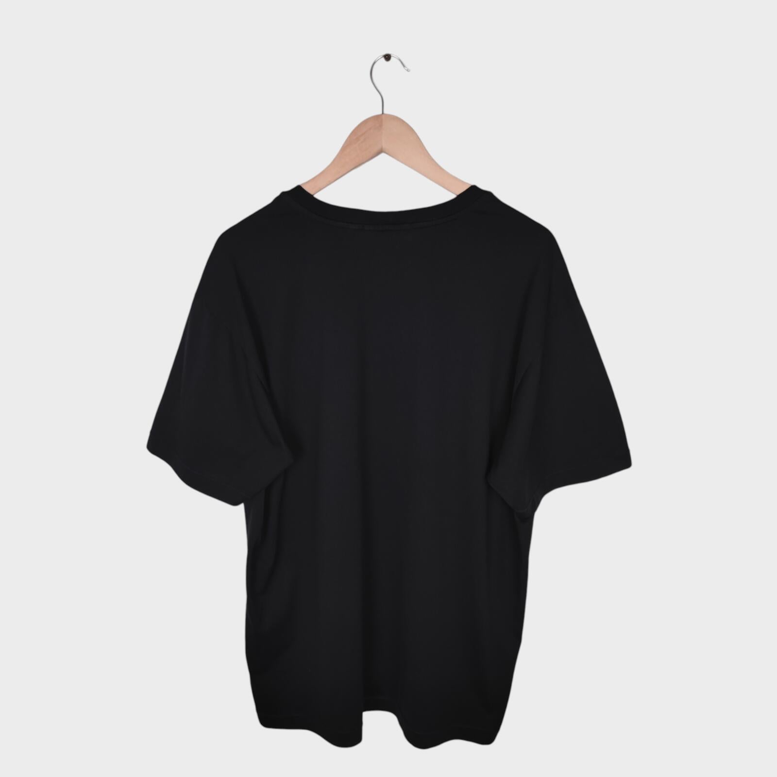 STONE ISLAND Men's Black Embroidered Badge T-Shirt