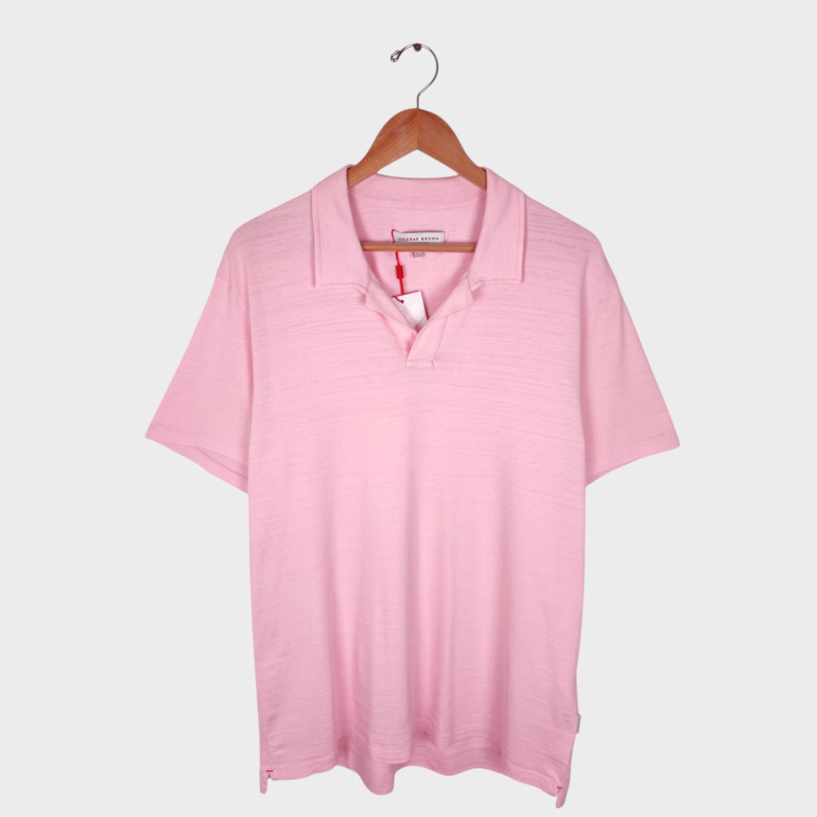 ORLEBAR BROWN Men's Camelia Pink Tailored Fit Felix Polo Shirt