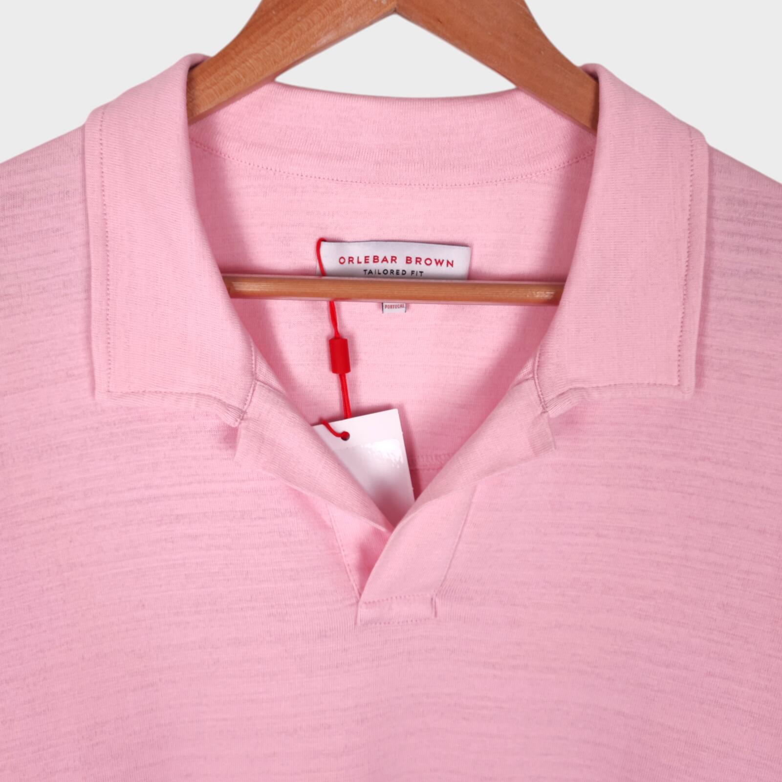 ORLEBAR BROWN Men's Camelia Pink Tailored Fit Felix Polo Shirt