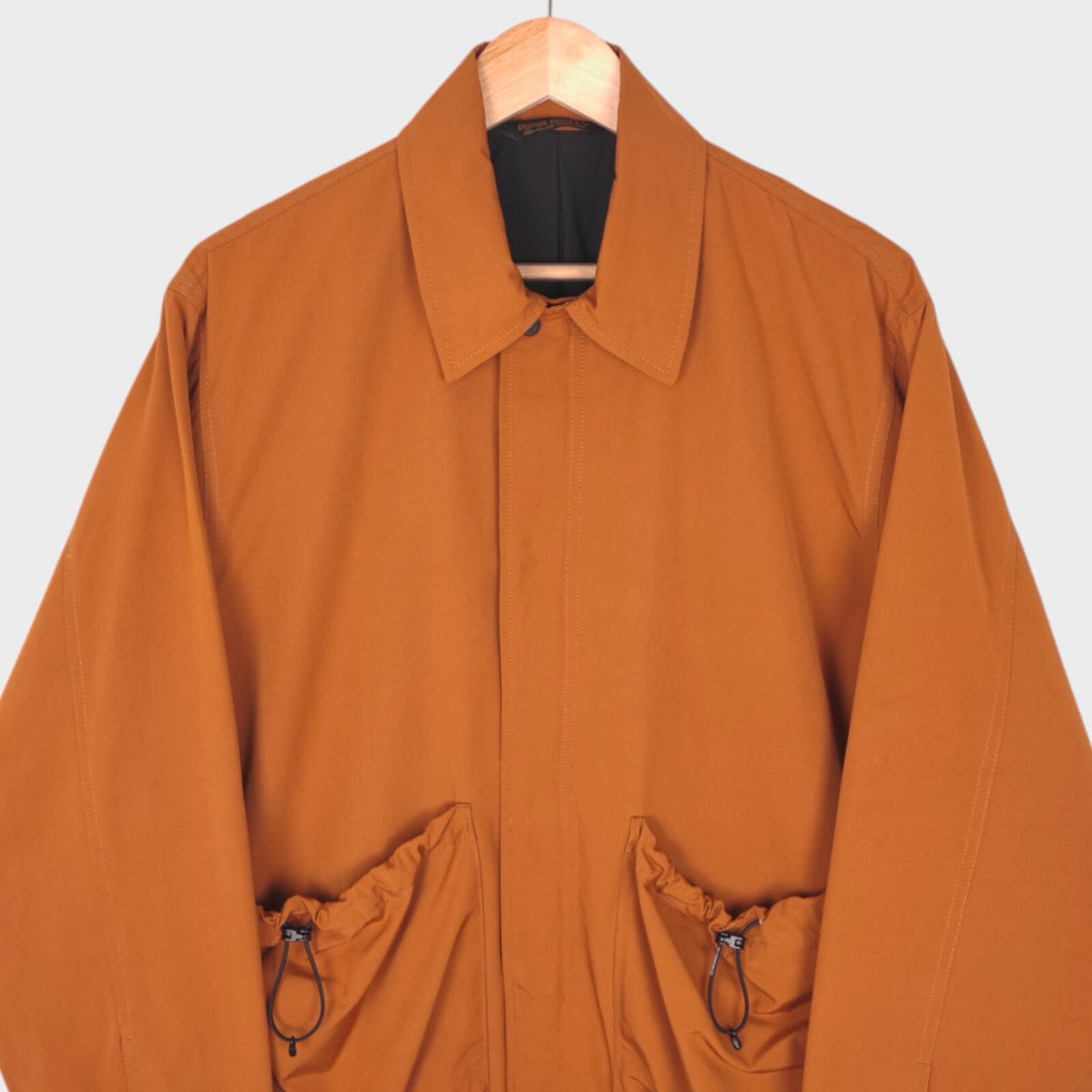 UNIFORM BRIDGE Men's Burnt Orange Oversized Fit Blouson Jacket