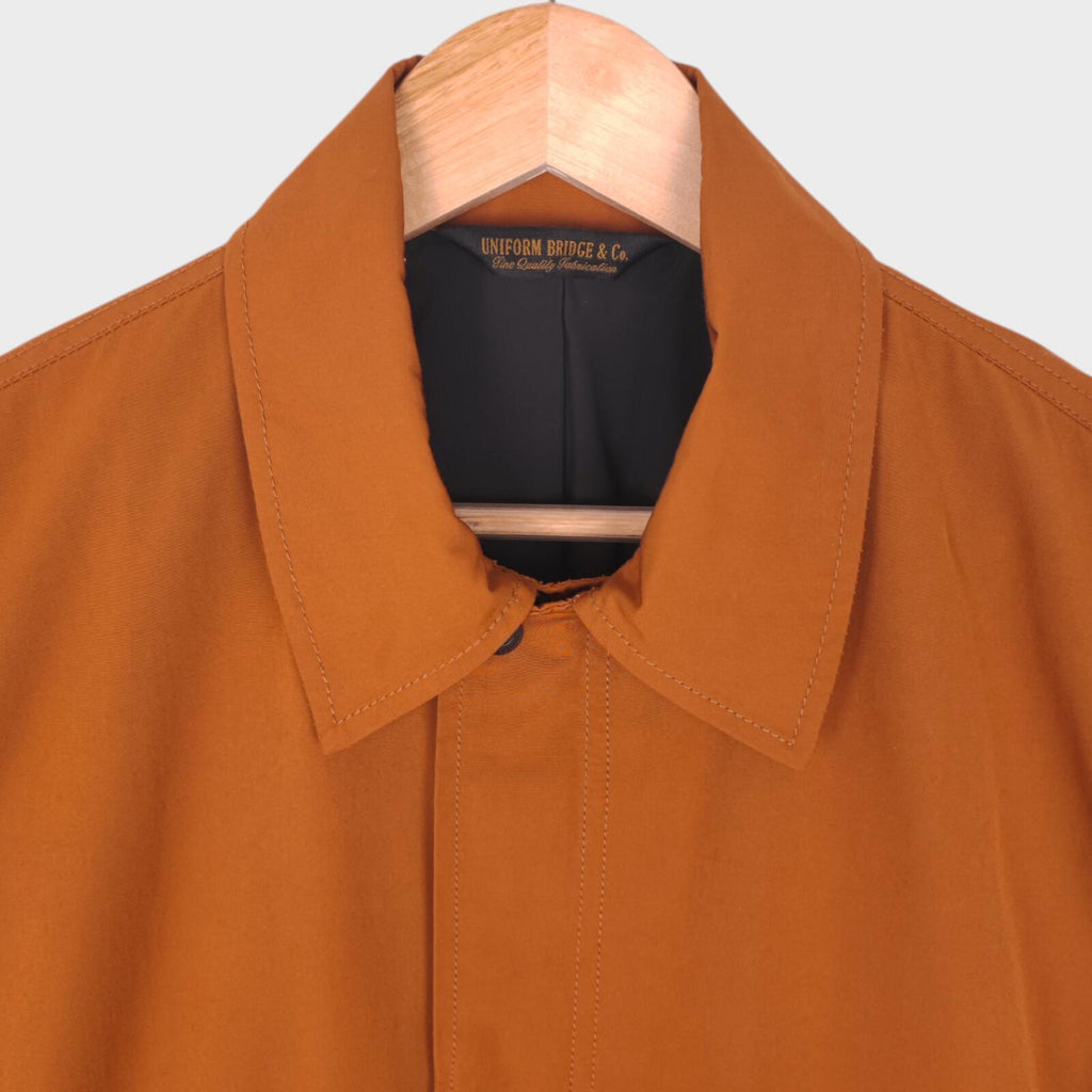 UNIFORM BRIDGE Men's Burnt Orange Oversized Fit Blouson Jacket