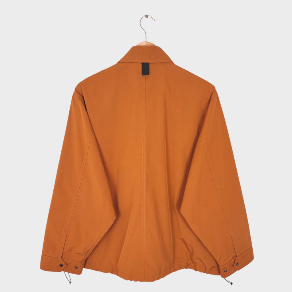UNIFORM BRIDGE Men's Burnt Orange Oversized Fit Blouson Jacket