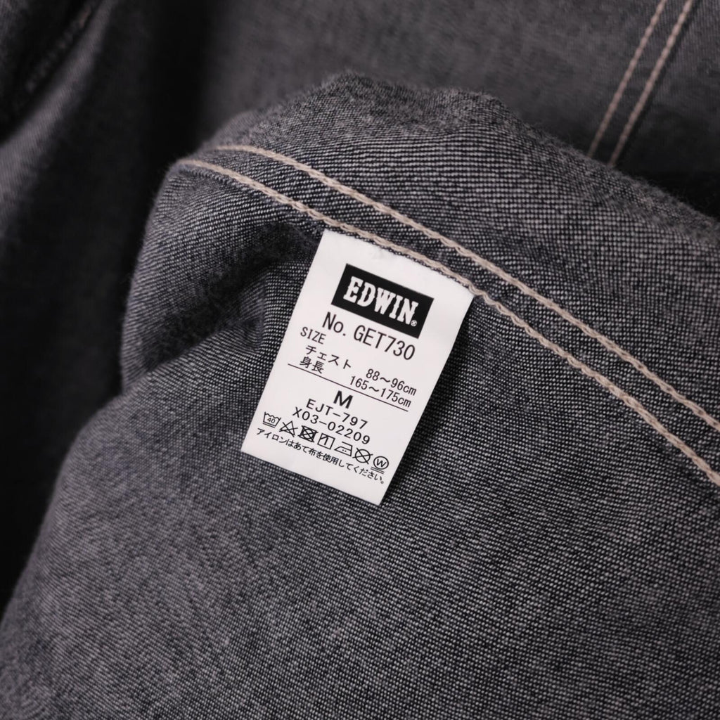 EDWIN Japan Men's Dark Blue Denim Chore Jacket