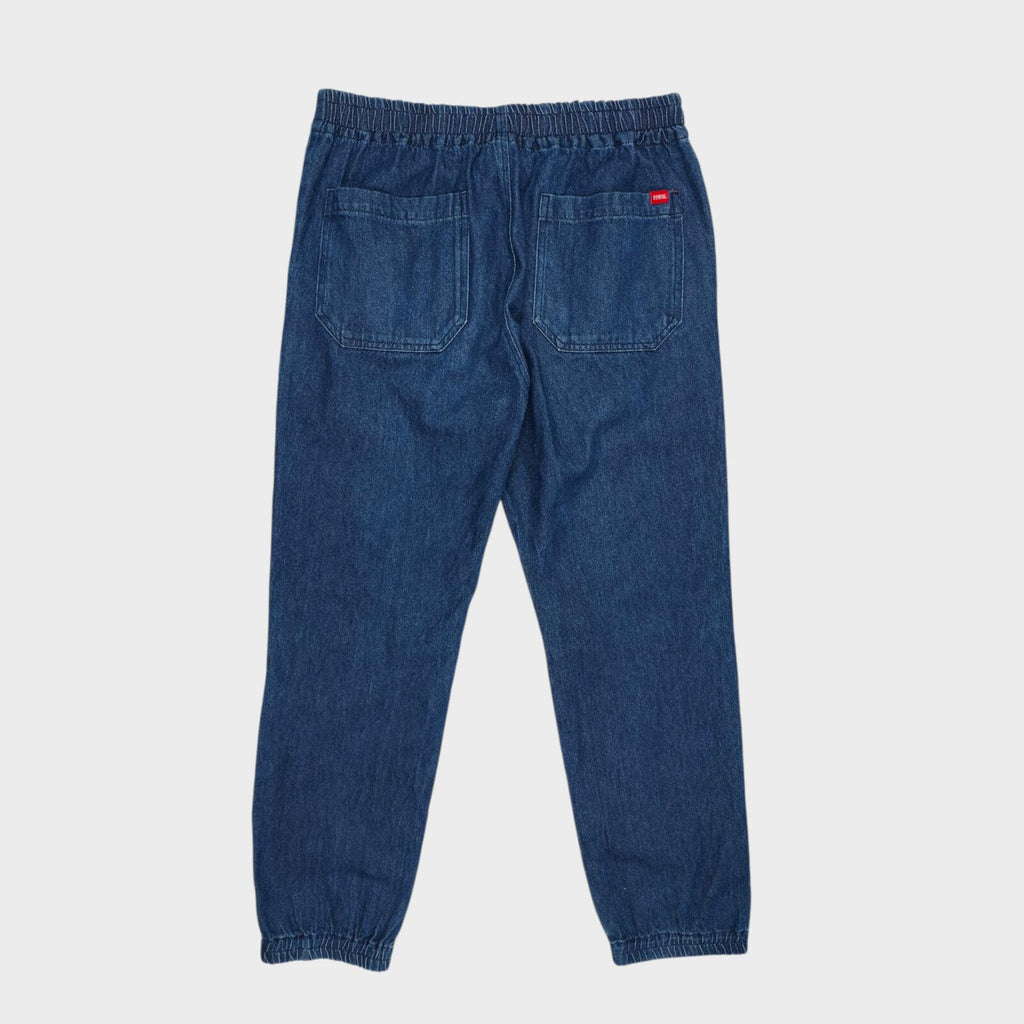EDWIN Men's Blue Denim Elasticated Waist Trousers