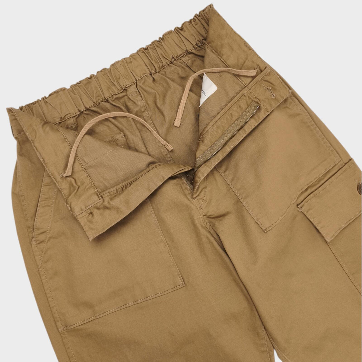 SAGE DE CRET x BEAMS PLUS Men's British Khaki Cargo Trousers