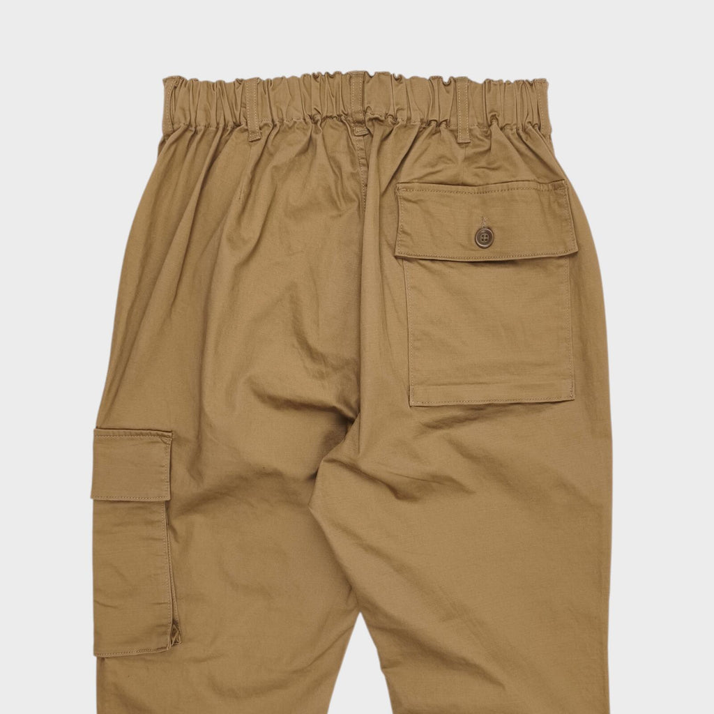 SAGE DE CRET x BEAMS PLUS Men's British Khaki Cargo Trousers