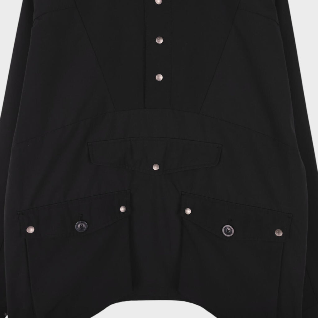 UNIFORM BRIDGE x MARMOT Men's Black Relaxed Fit Anorak Smock Jacket