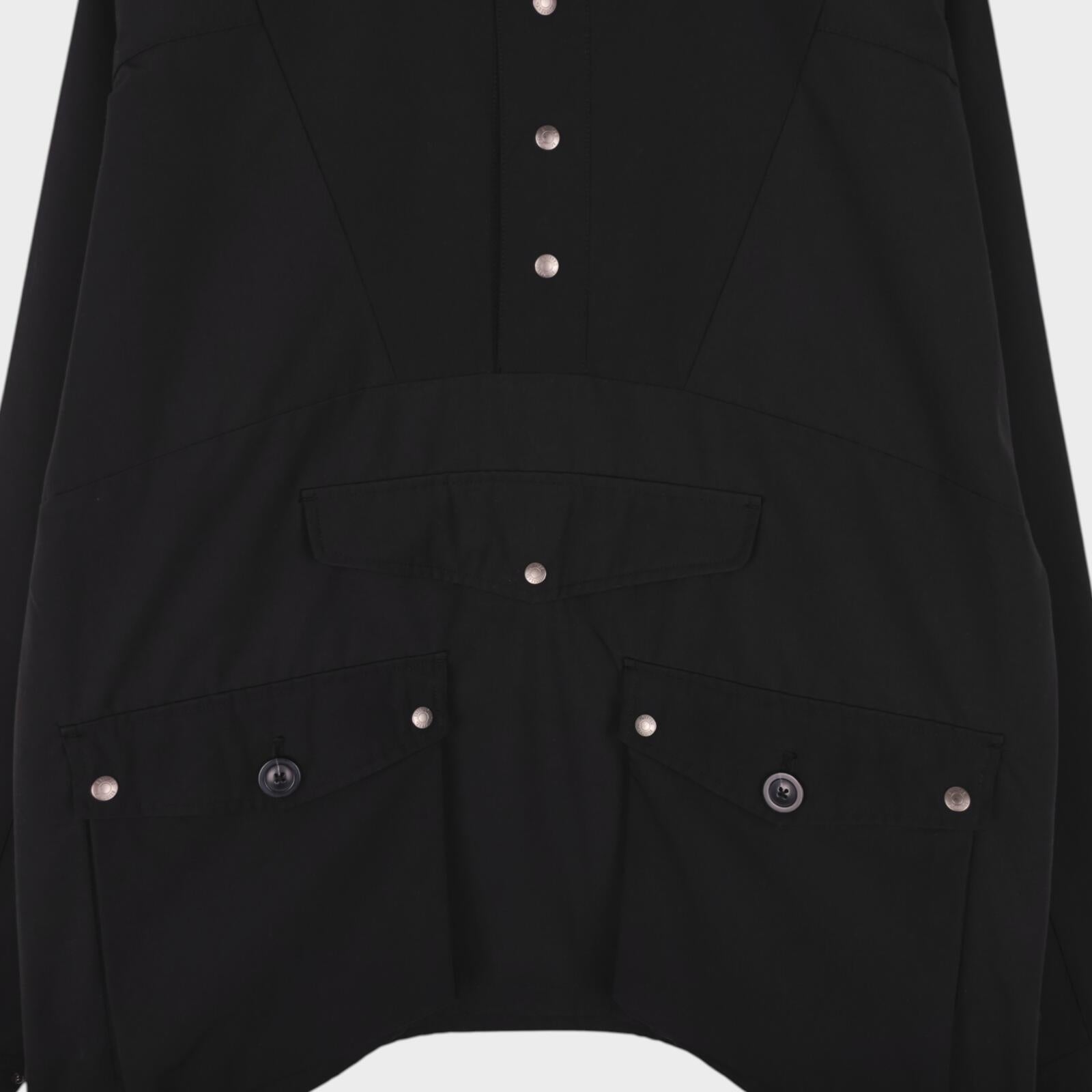 UNIFORM BRIDGE x MARMOT Men's Black Relaxed Fit Anorak Smock Jacket
