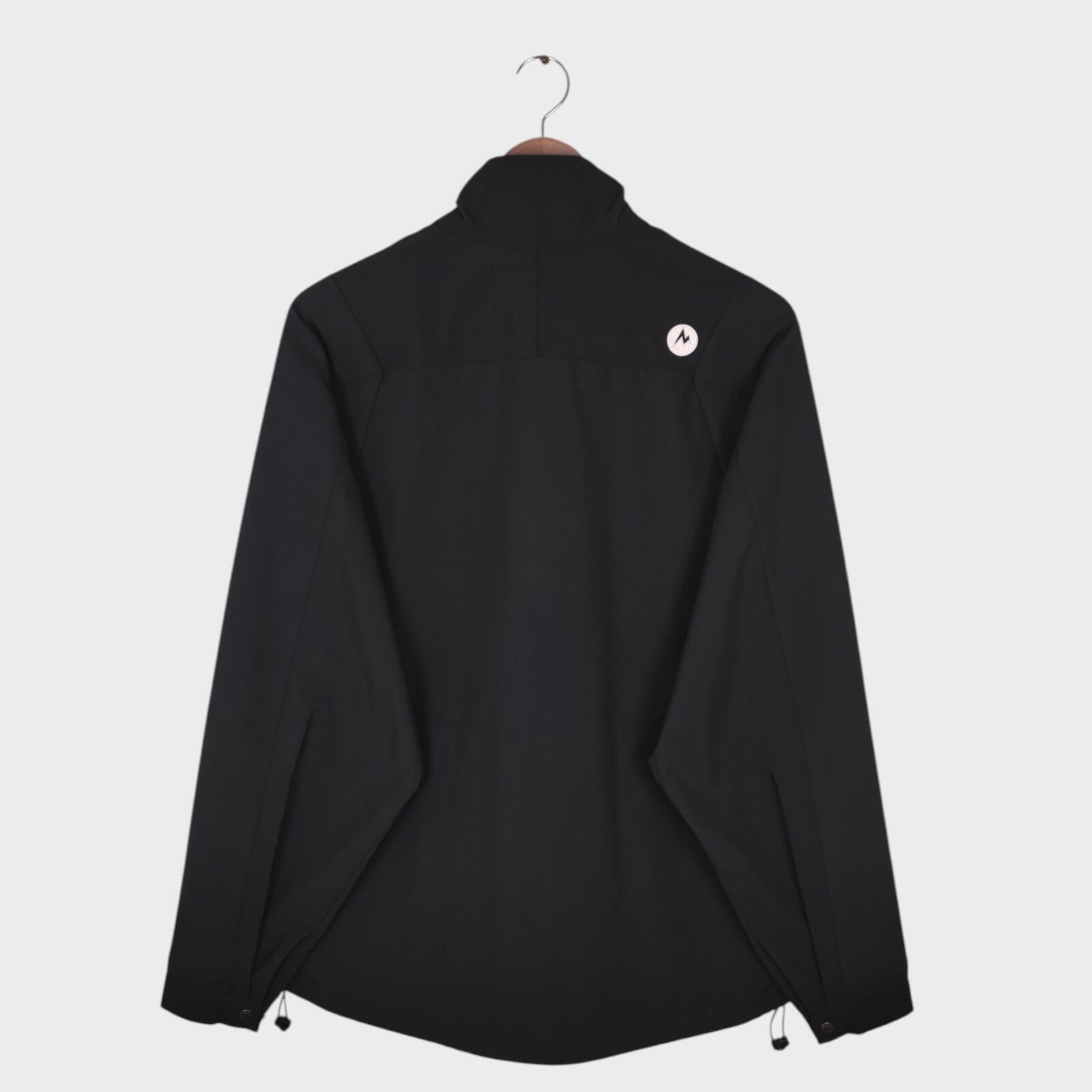 UNIFORM BRIDGE x MARMOT Men's Black Relaxed Fit Anorak Smock Jacket