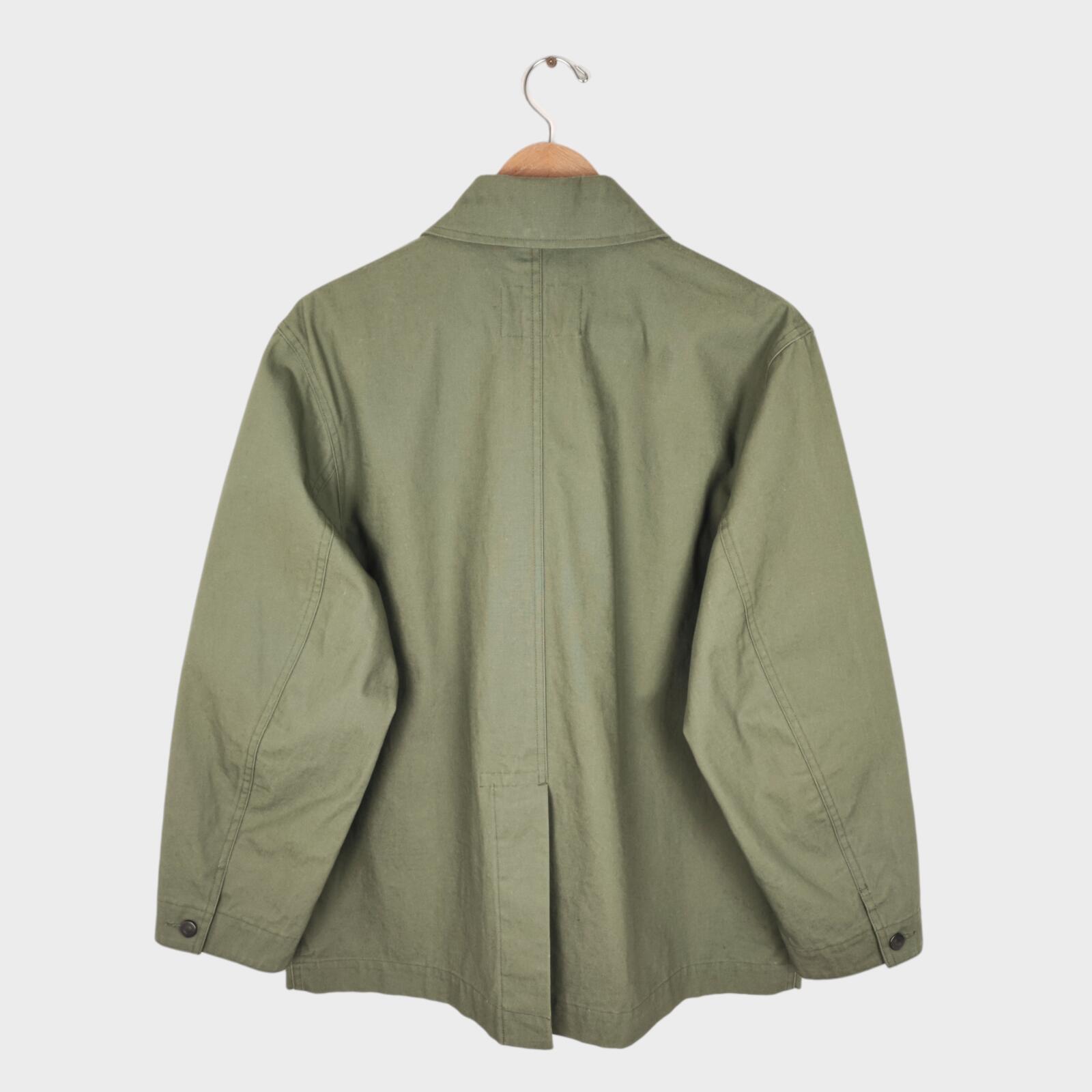 MHL MARGARET HOWELL Men's Light Green Heavyweight Cotton Chore Jacket