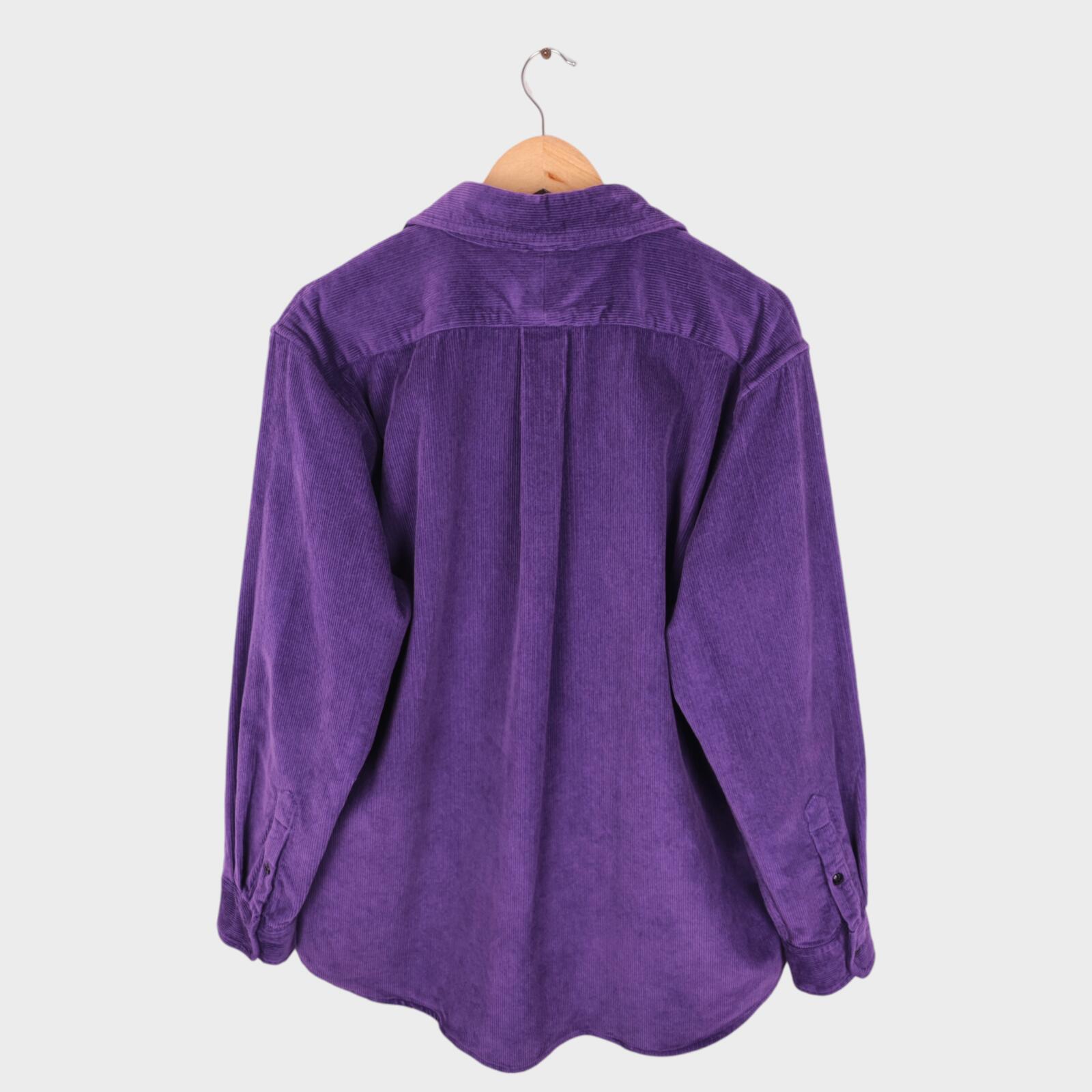 ADSUM Men's Purple Corduroy Relaxed Fit Overshirt