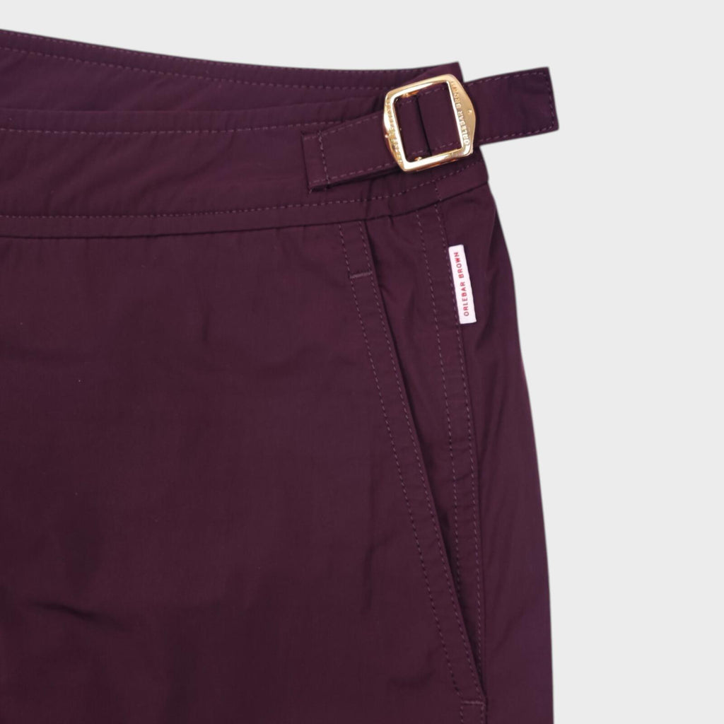 ORLEBAR BROWN Men's Burgundy Bulldog Swim Shorts