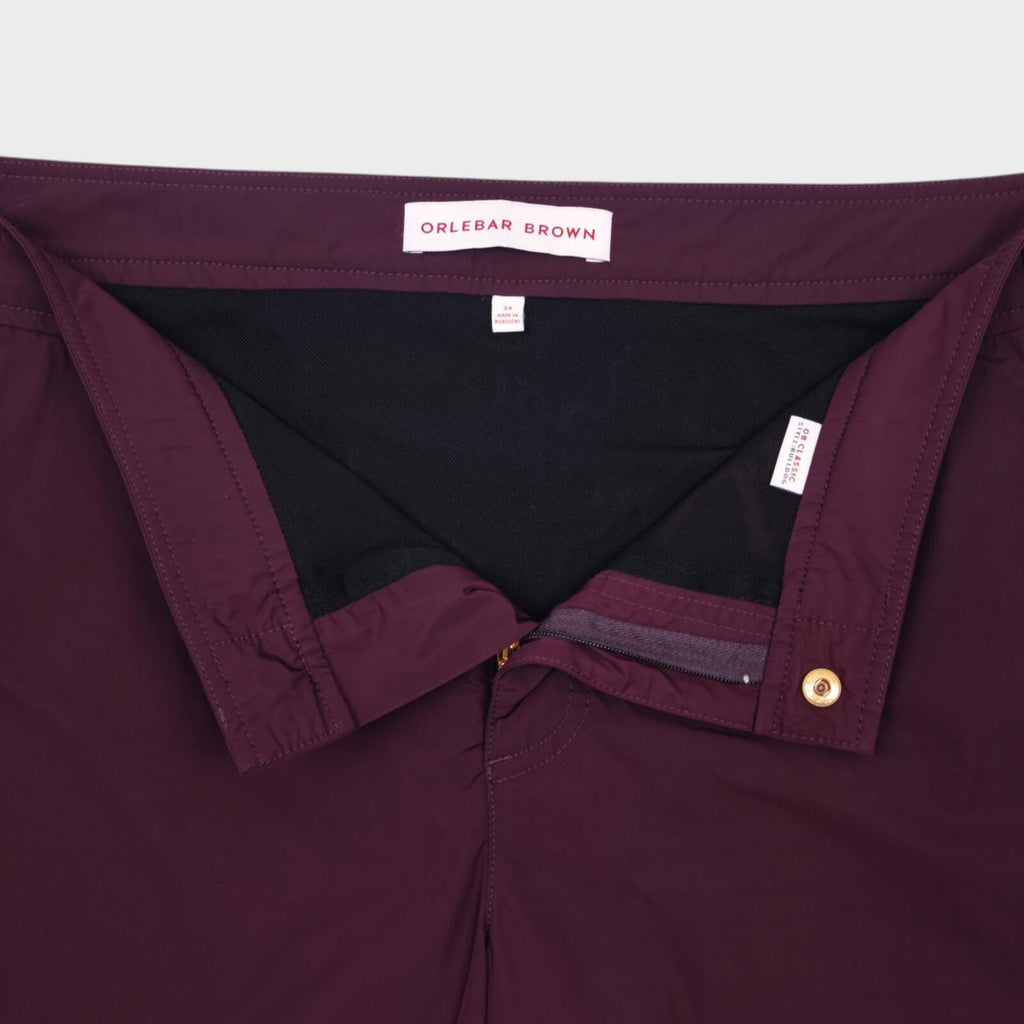 ORLEBAR BROWN Men's Burgundy Bulldog Swim Shorts