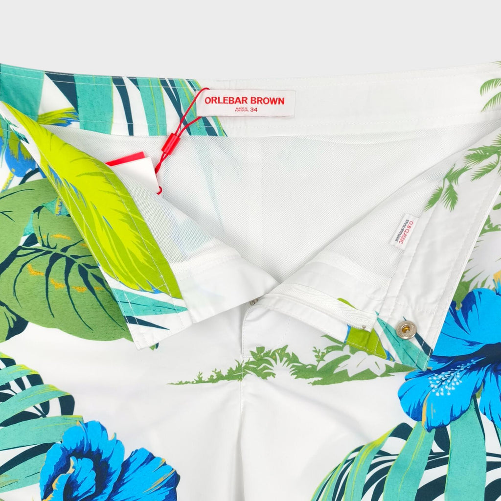 ORLEBAR BROWN Men's Floral Print Bulldog Islet Swim Shorts