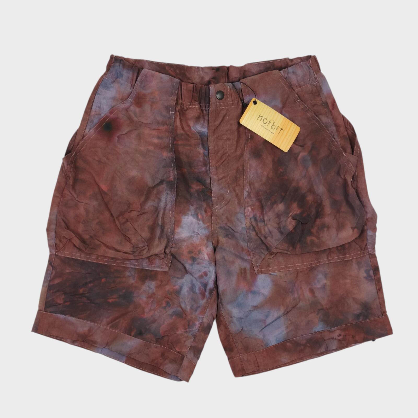 NORBIT BY HIROSHI NOZAWA Men's Injection Dyeing Cargo Shorts