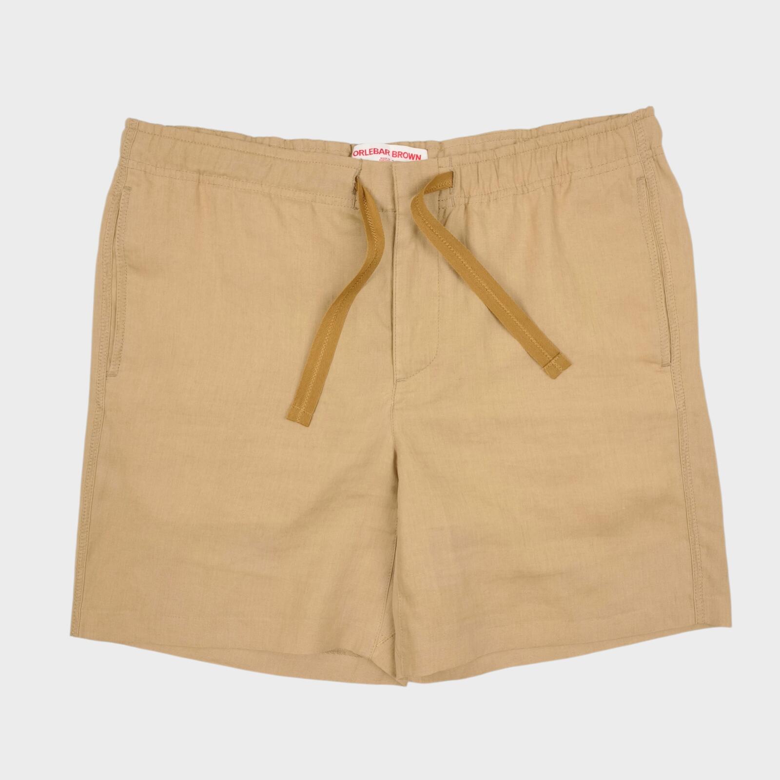 ORLEBAR BROWN Men's Beige 100% Linen Alex Shorts