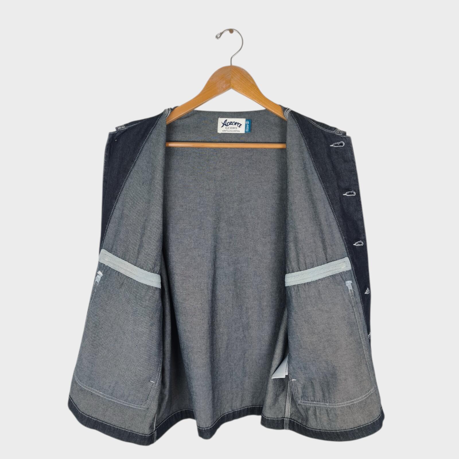 AOZORA BLUE HEAVEN Japan Men's Relaxed Fit Denim Overshirt