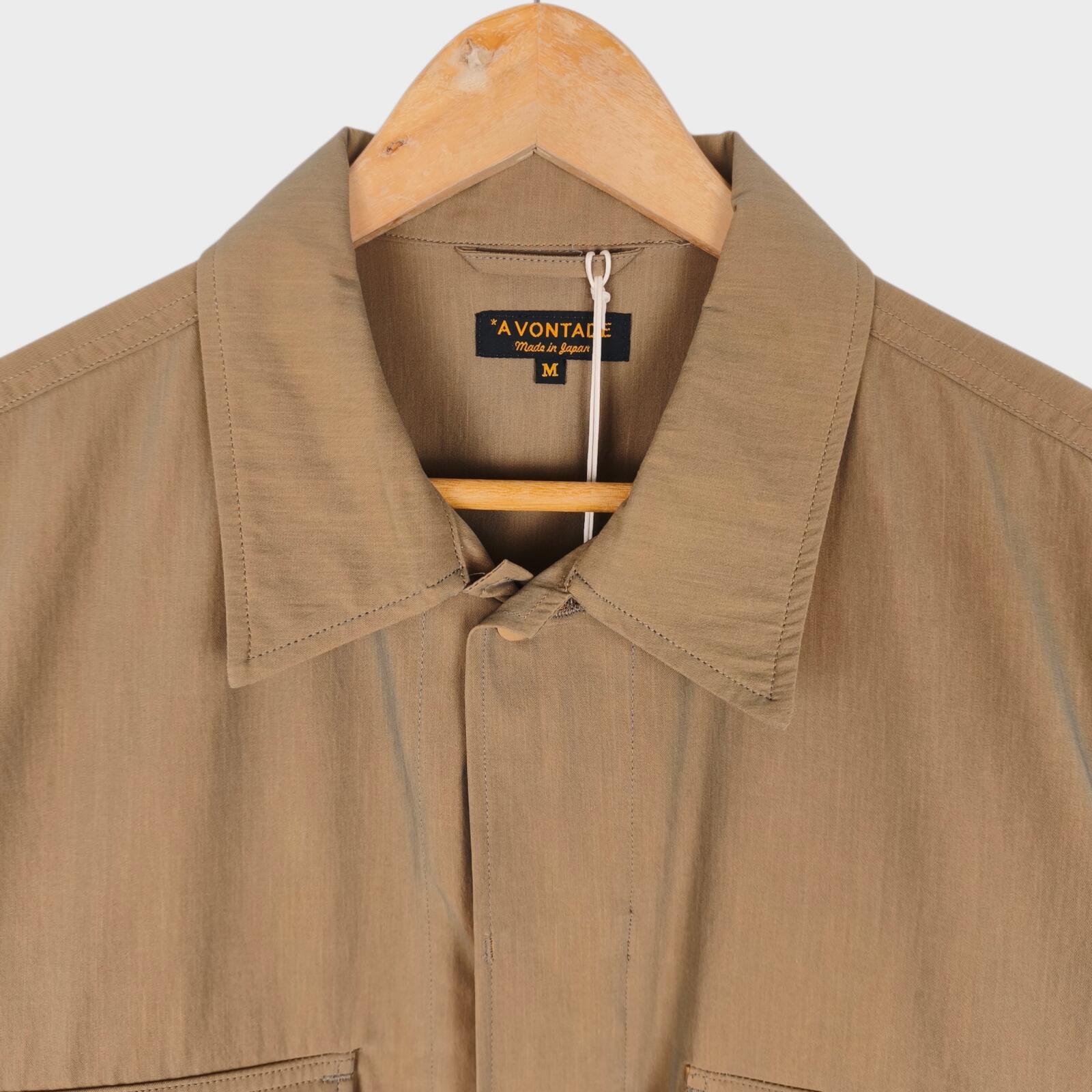 A VONTADE Men's Made in Japan Beige B.D.U. Military Field Jacket