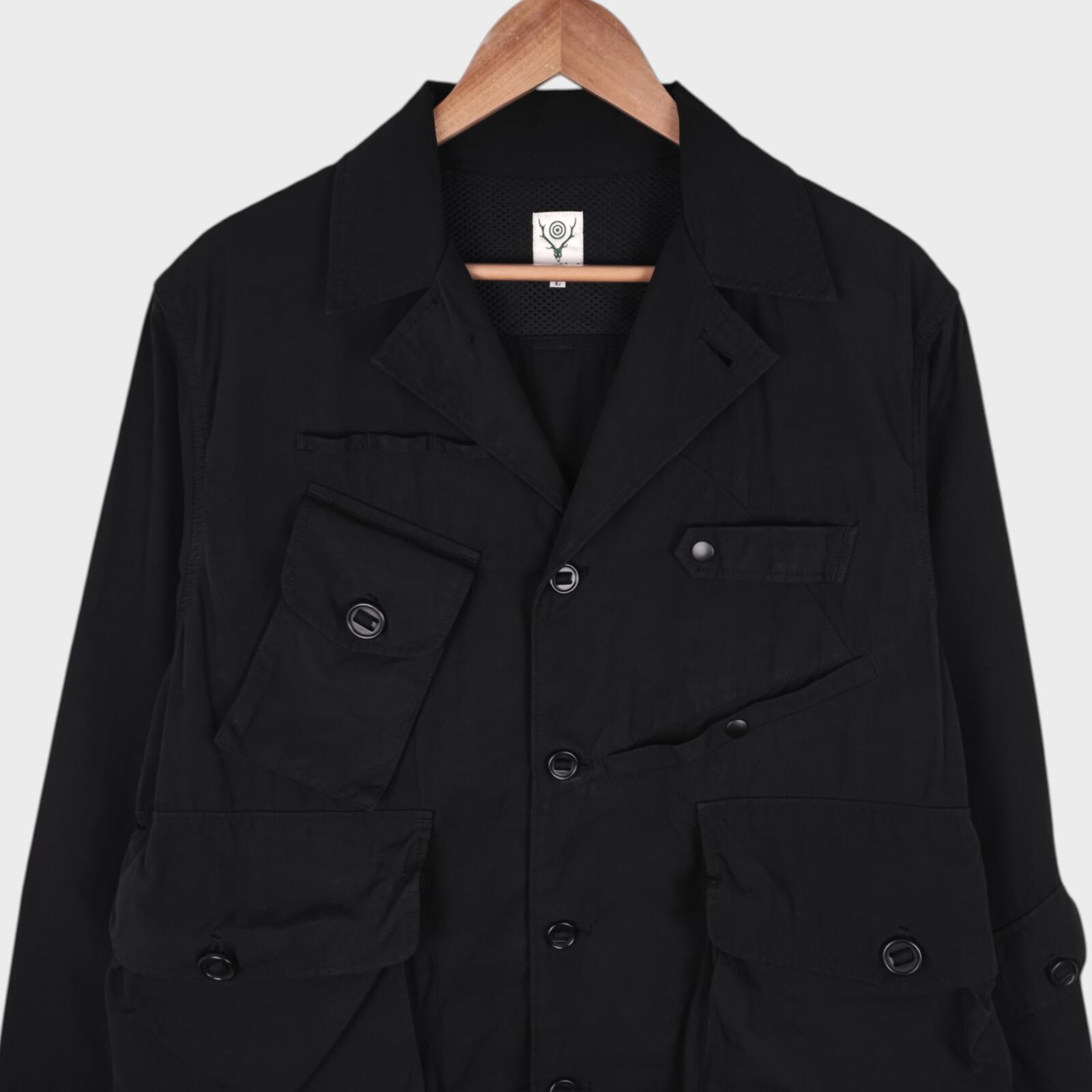 SOUTH2 WEST8 Men's Made in Japan Black Tenkara Utility Jacket