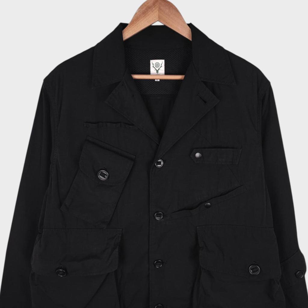 SOUTH2 WEST8 Men's Made in Japan Black Tenkara Utility Jacket