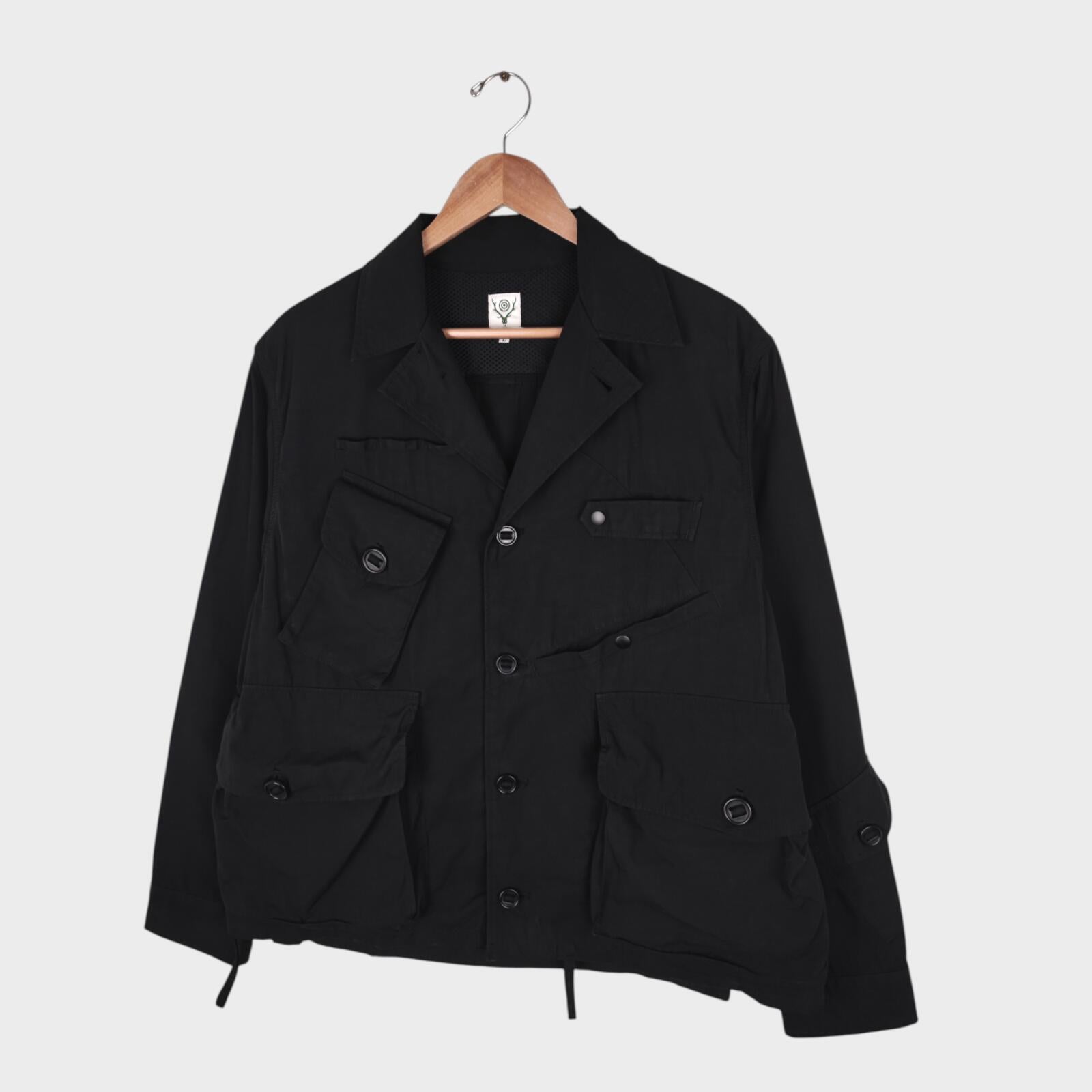 SOUTH2 WEST8 Men's Made in Japan Black Tenkara Utility Jacket