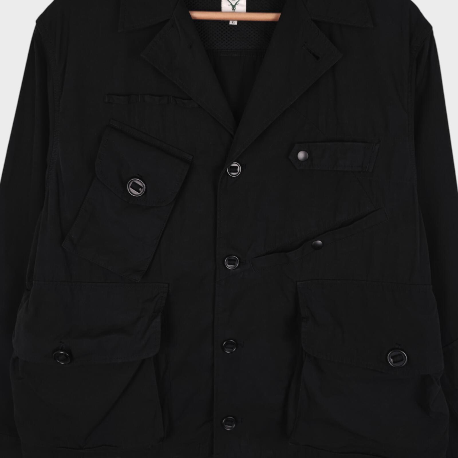 SOUTH2 WEST8 Men's Made in Japan Black Tenkara Utility Jacket