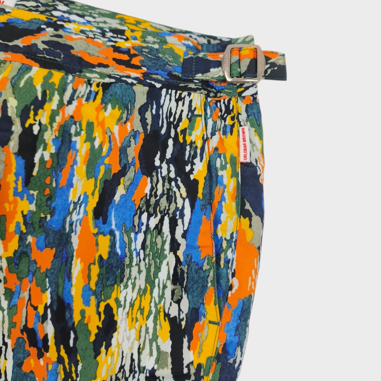 ORLEBAR BROWN Men's Multicoloured Print Bulldog Swim Shorts