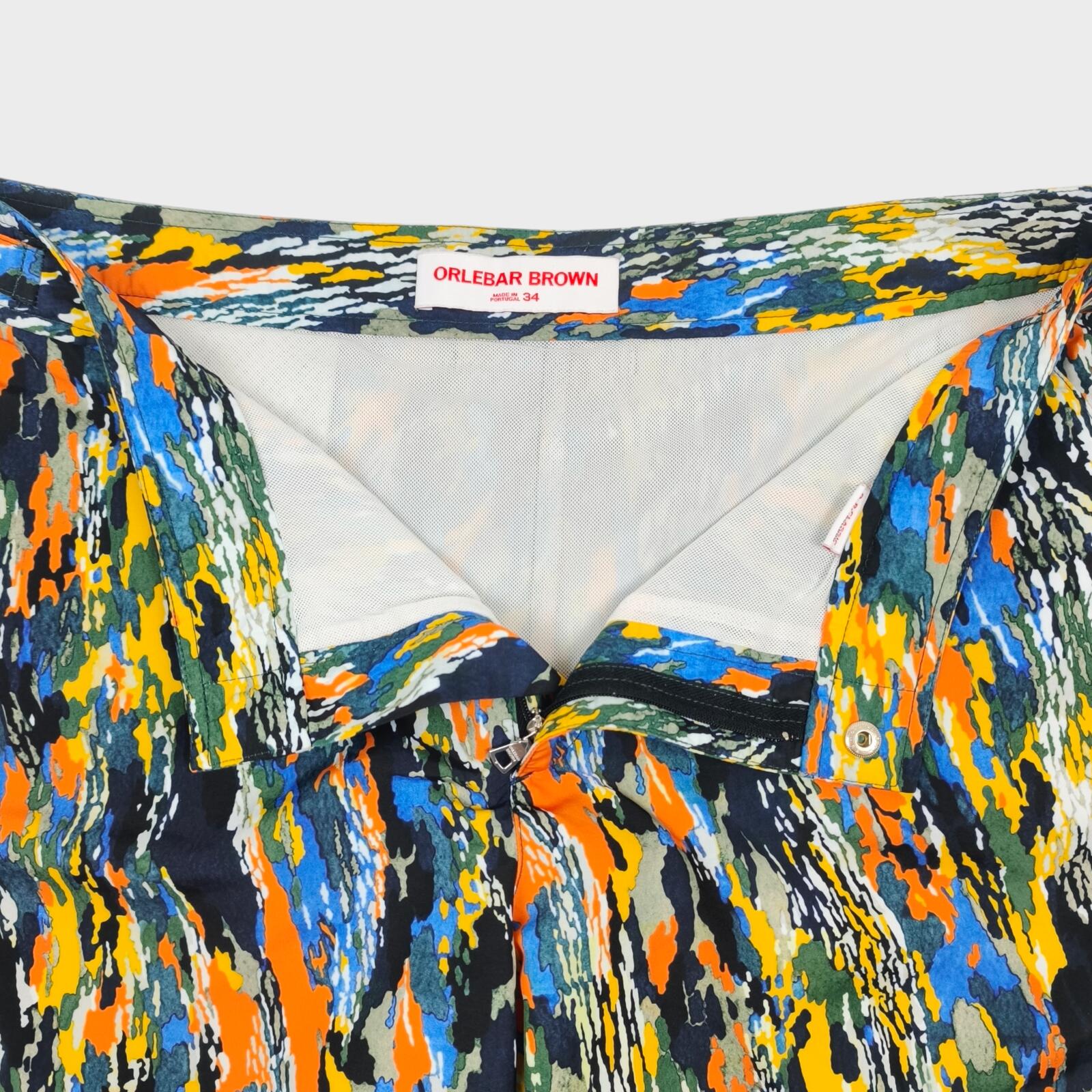 ORLEBAR BROWN Men's Multicoloured Print Bulldog Swim Shorts
