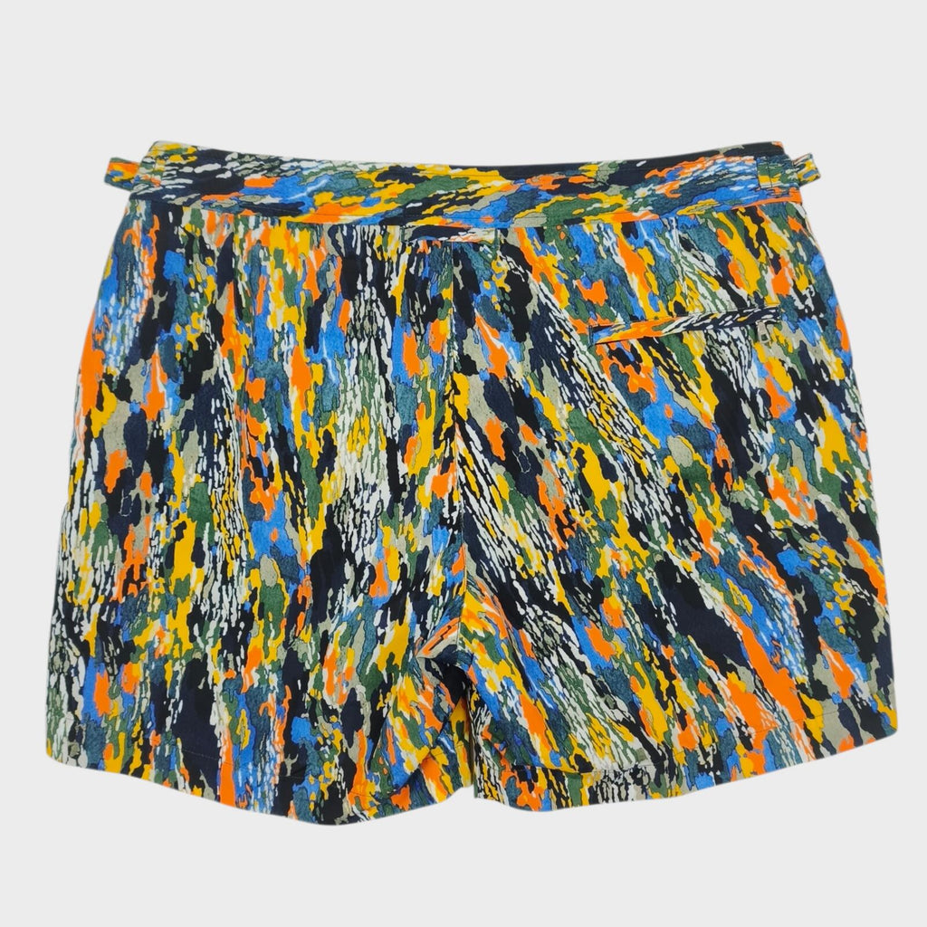 ORLEBAR BROWN Men's Multicoloured Print Bulldog Swim Shorts