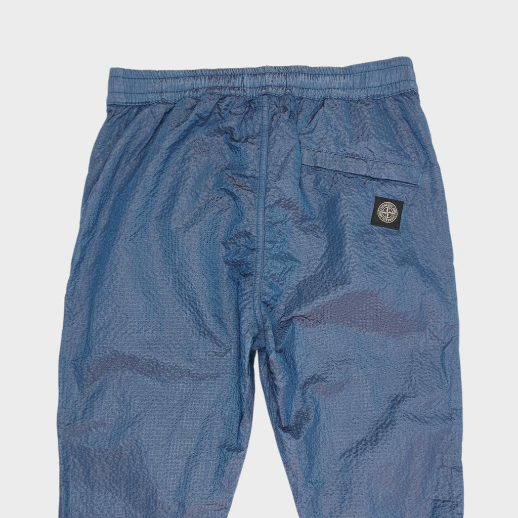 STONE ISLAND Men's Blue Poly-Colour Frame-TC Trousers