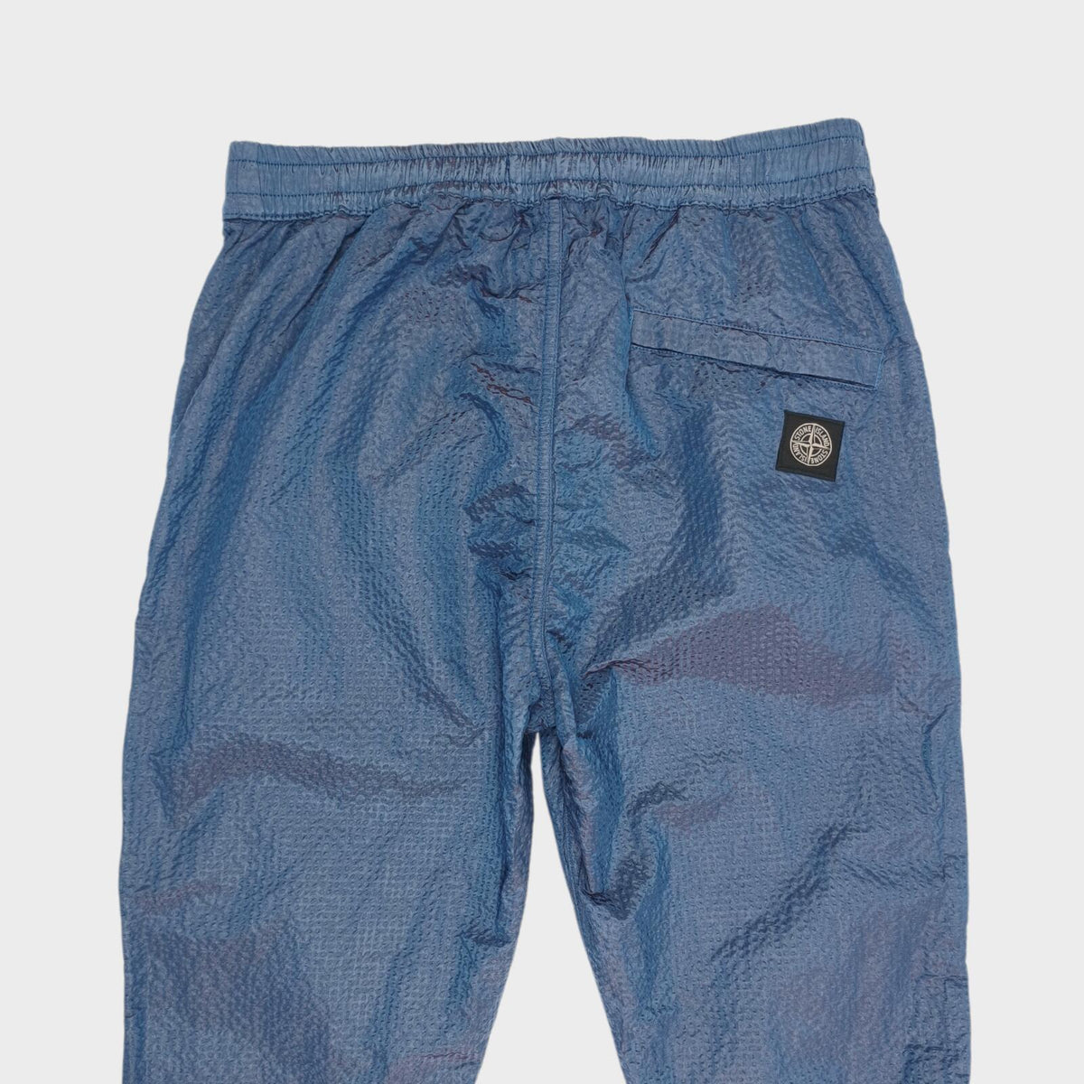 STONE ISLAND Men's Blue Poly-Colour Frame-TC Trousers