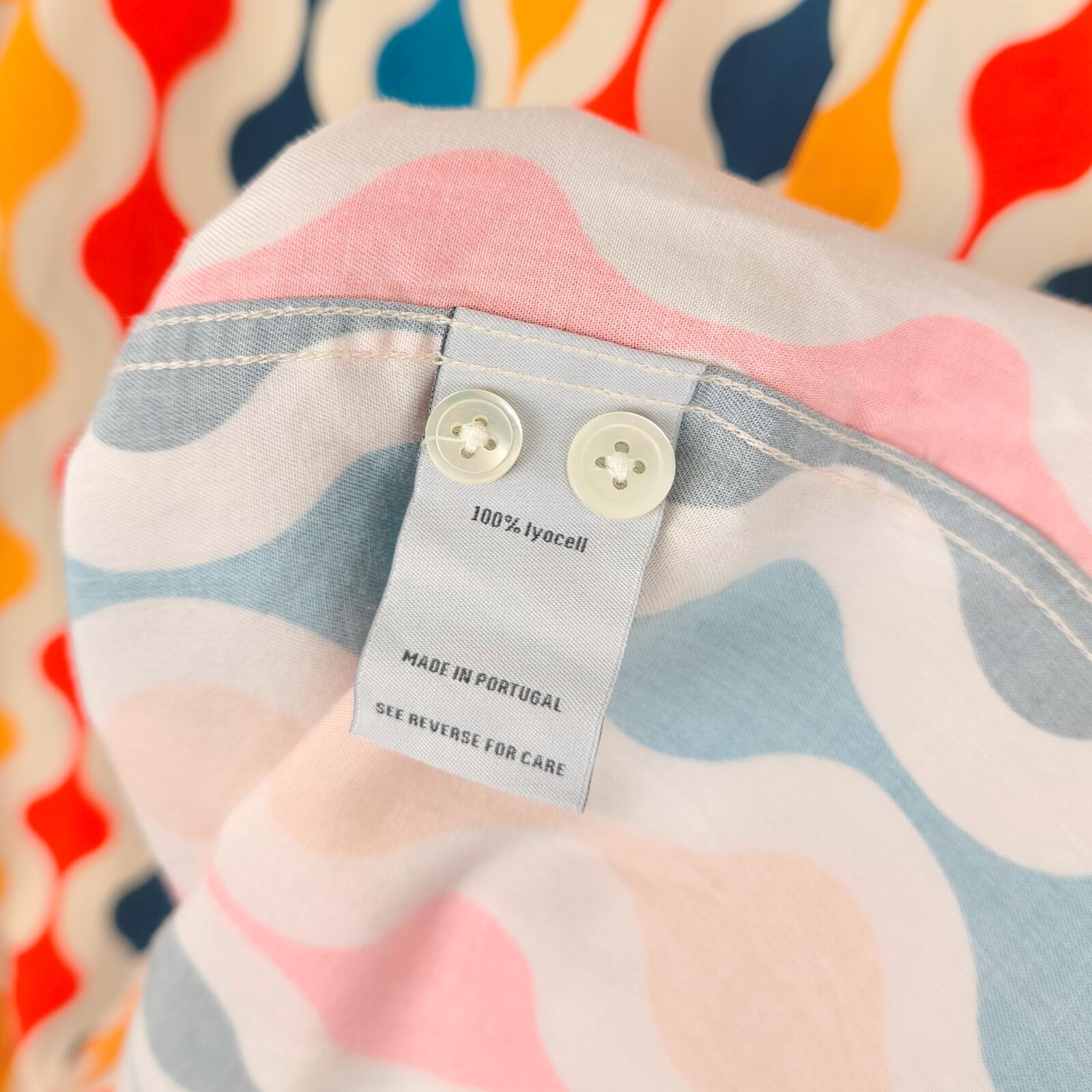 PORTUGUESE FLANNEL Men's Multicoloured Print Camp Collar Vacation Shirt