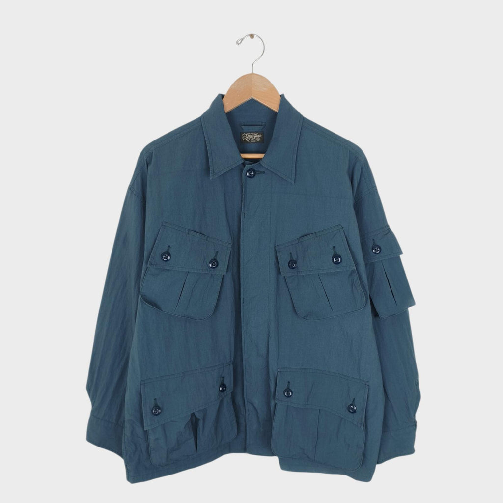 SUGAR CANE Men's Made in Japan Cotton Nylon Oversized Fatigue Jungle Jacket