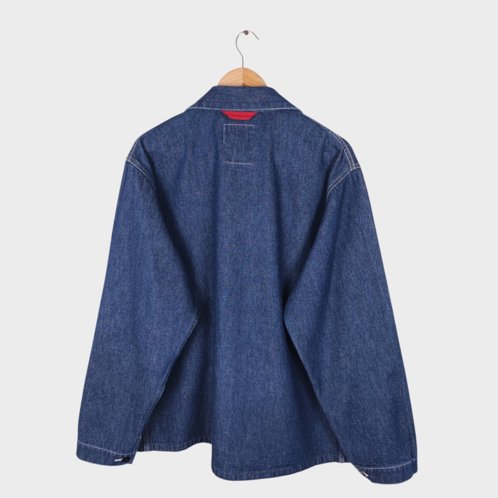 EDWIN Japan Men's Blue Relaxed Fit Denim Chore Jacket
