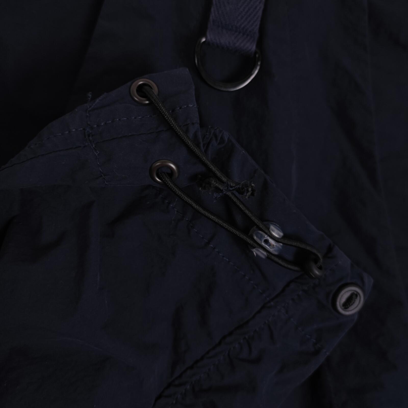 NORBIT BY HIROSHI NOZAWA Men's Navy Blue Nylon Utility Field Parka Jacket