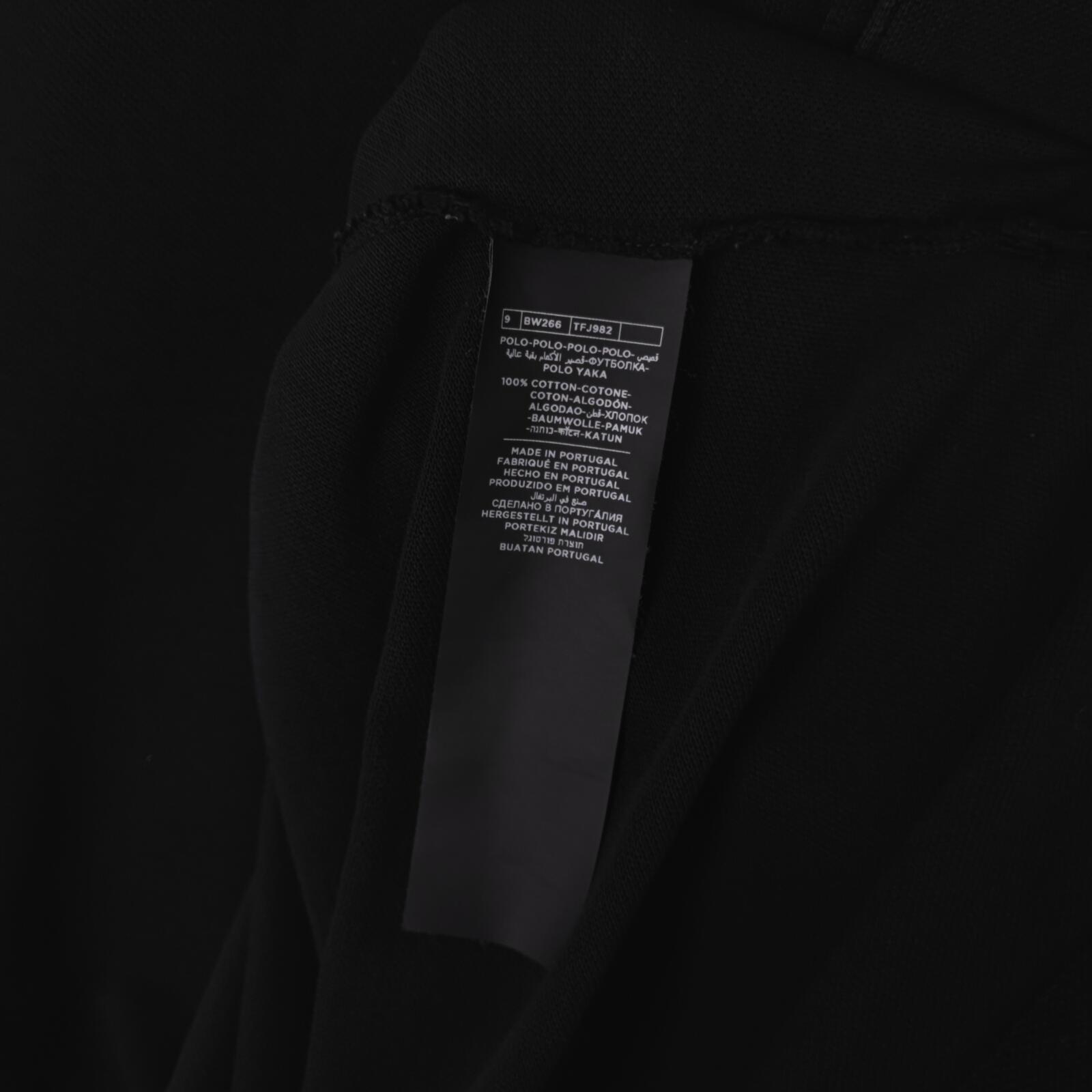 TOM FORD Men's Black Cotton Pique Polo Shirt