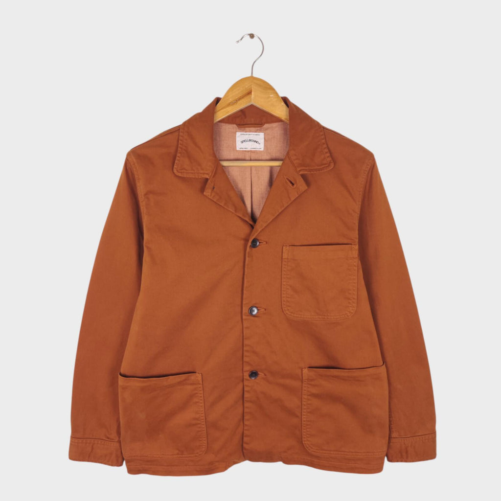 SPELLBOUND Men's Made in Japan Terracotta Brown Chore Jacket