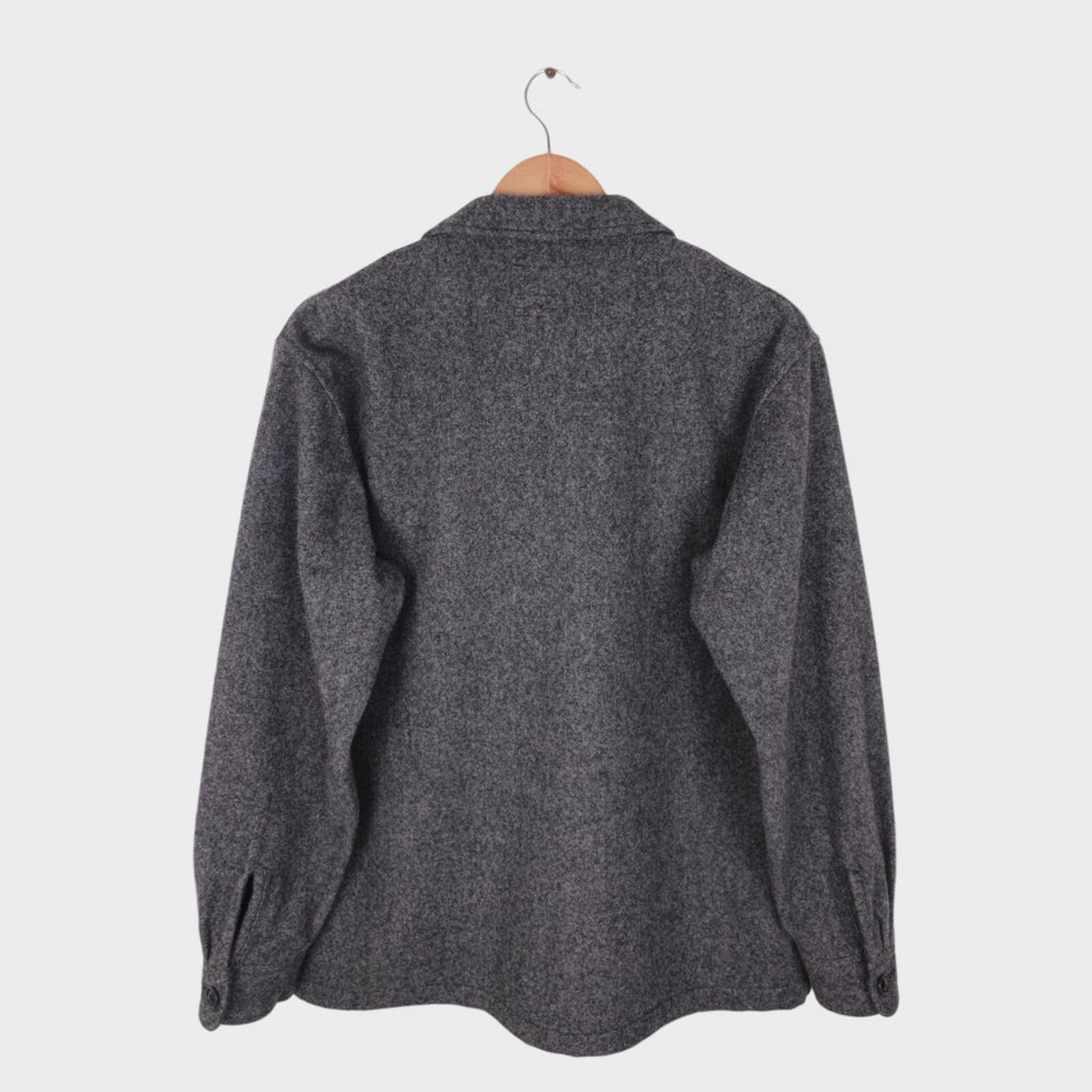 BEAMS PLUS Men's Grey Wool Chore Jacket