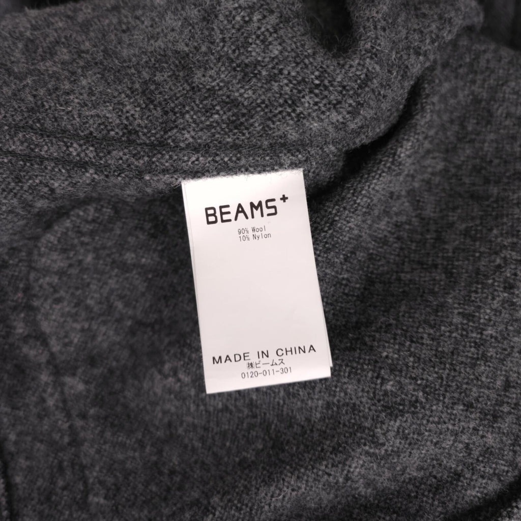 BEAMS PLUS Men's Grey Wool Chore Jacket