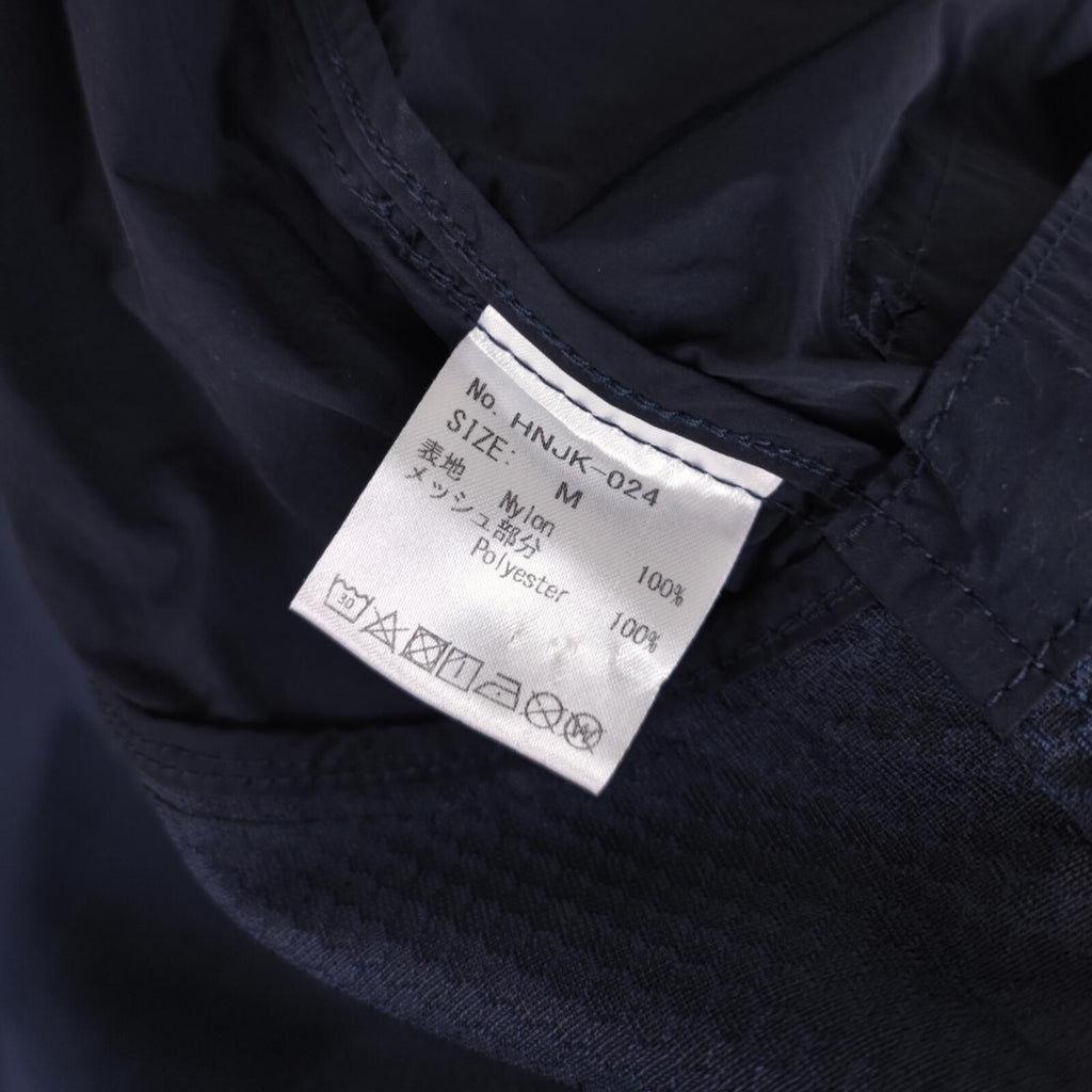 NORBIT BY HIROSHI NOZAWA Men's Navy Blue Nylon Utility Field Parka Jacket