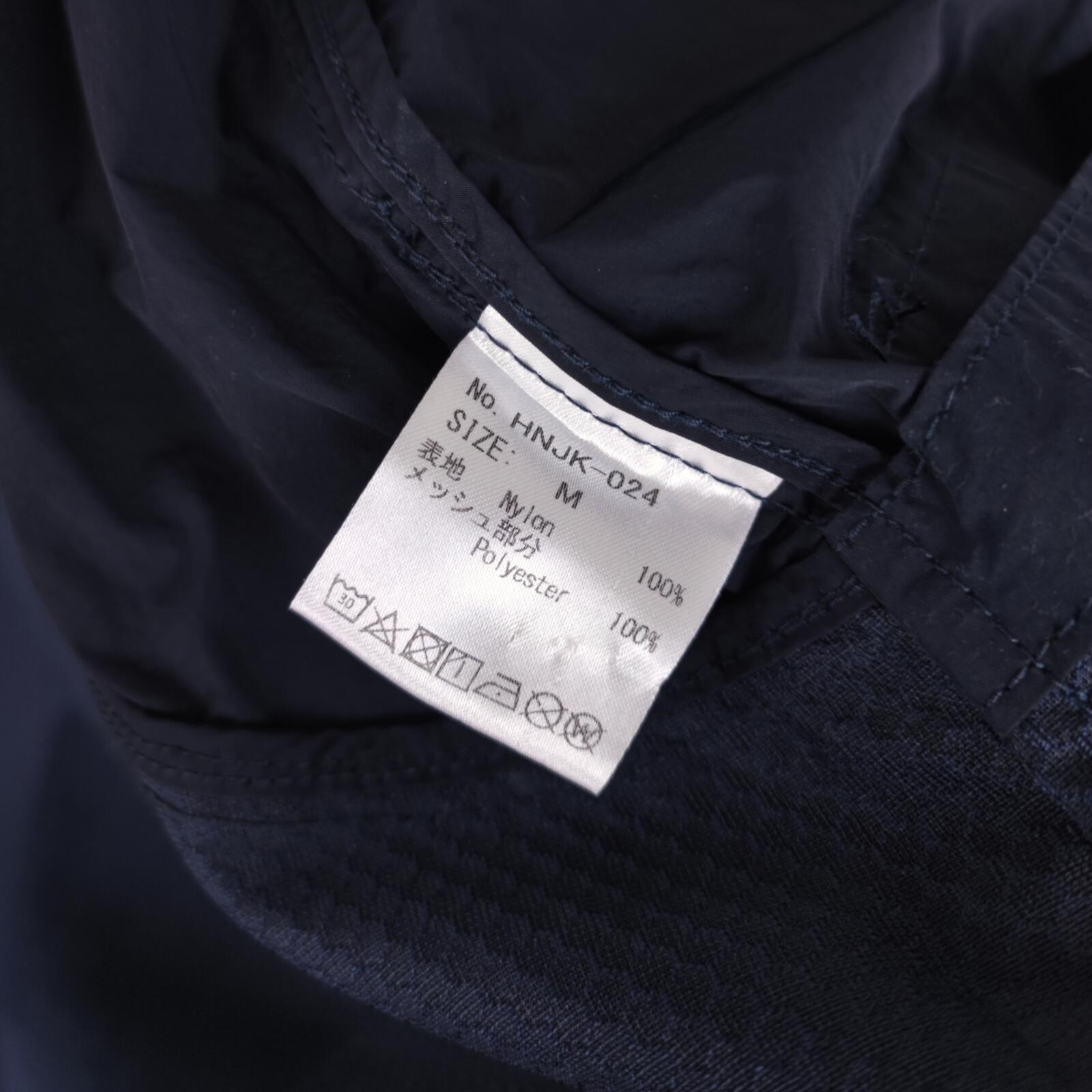 NORBIT BY HIROSHI NOZAWA Men's Navy Blue Nylon Utility Field Parka Jacket