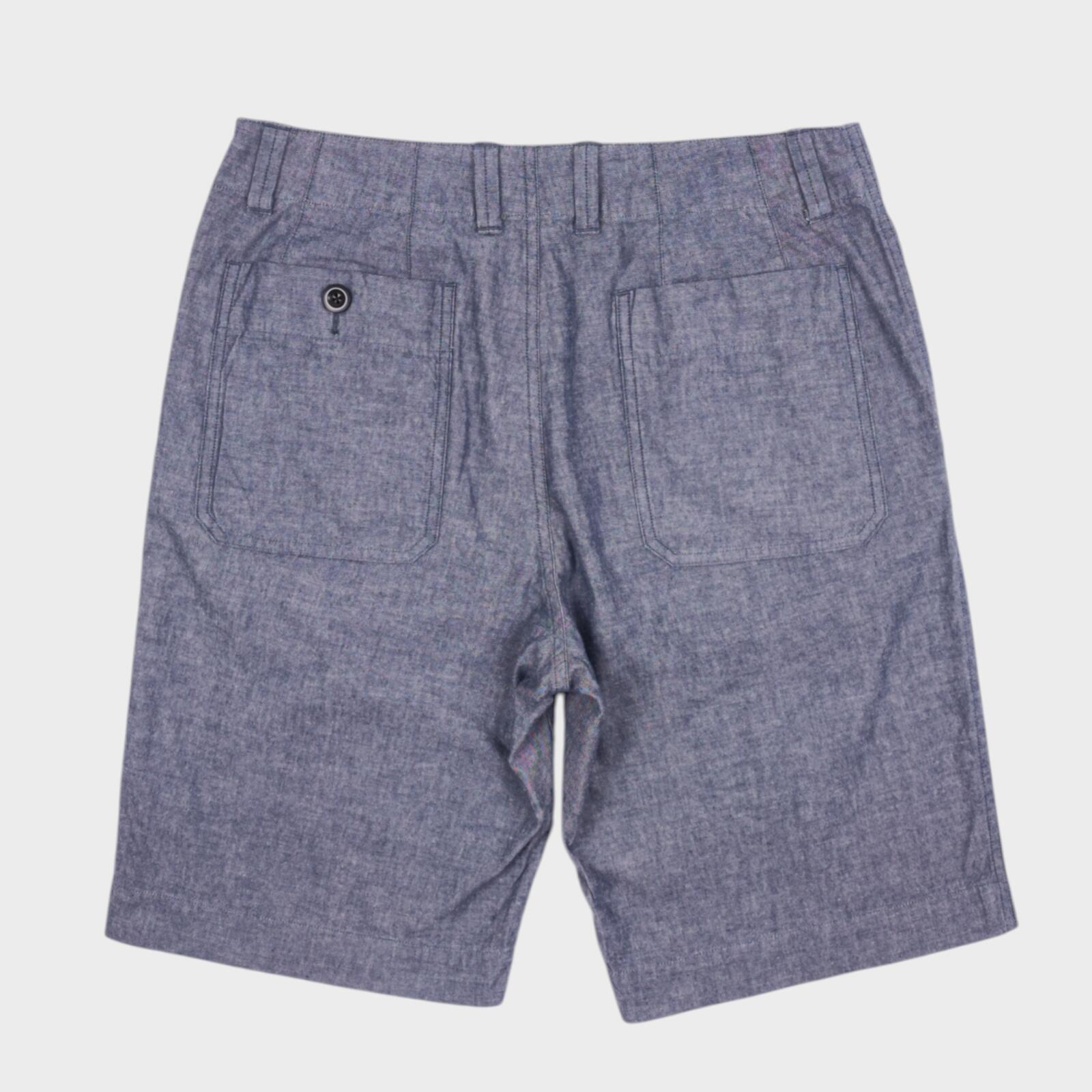 MHL MARGARET HOWELL Men's Blue Chambray Shorts