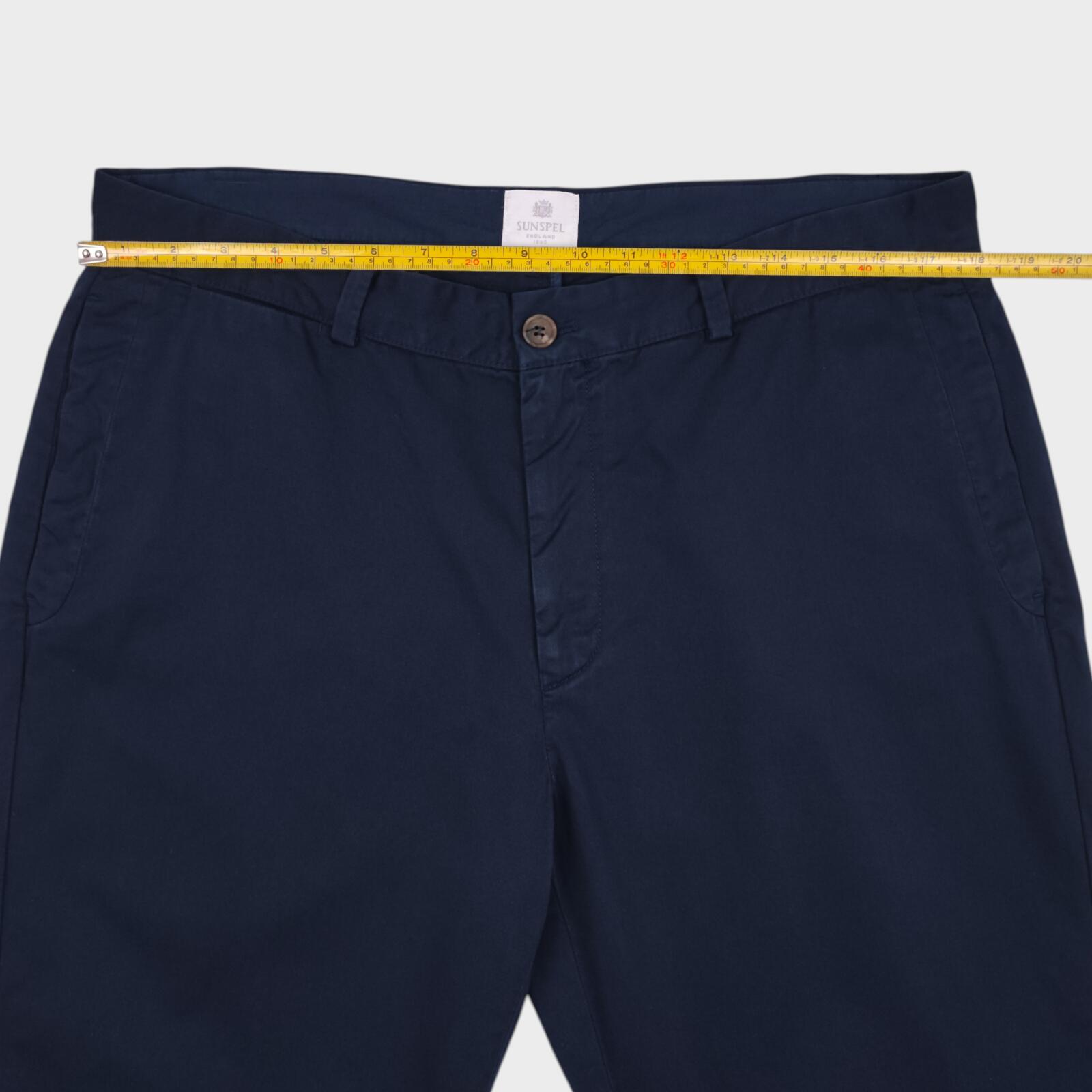 SUNSPEL Men's Navy Blue Chino Shorts