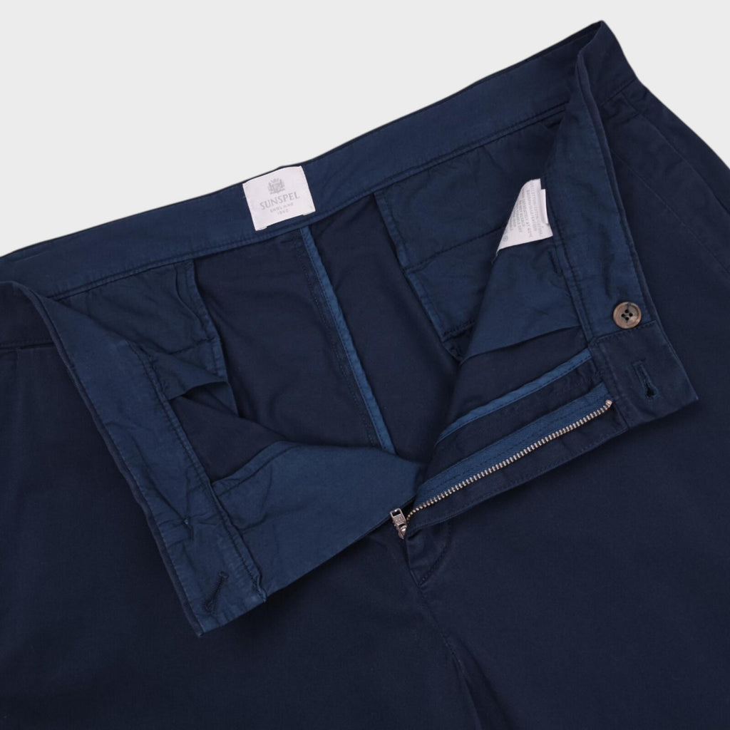 SUNSPEL Men's Navy Blue Chino Shorts