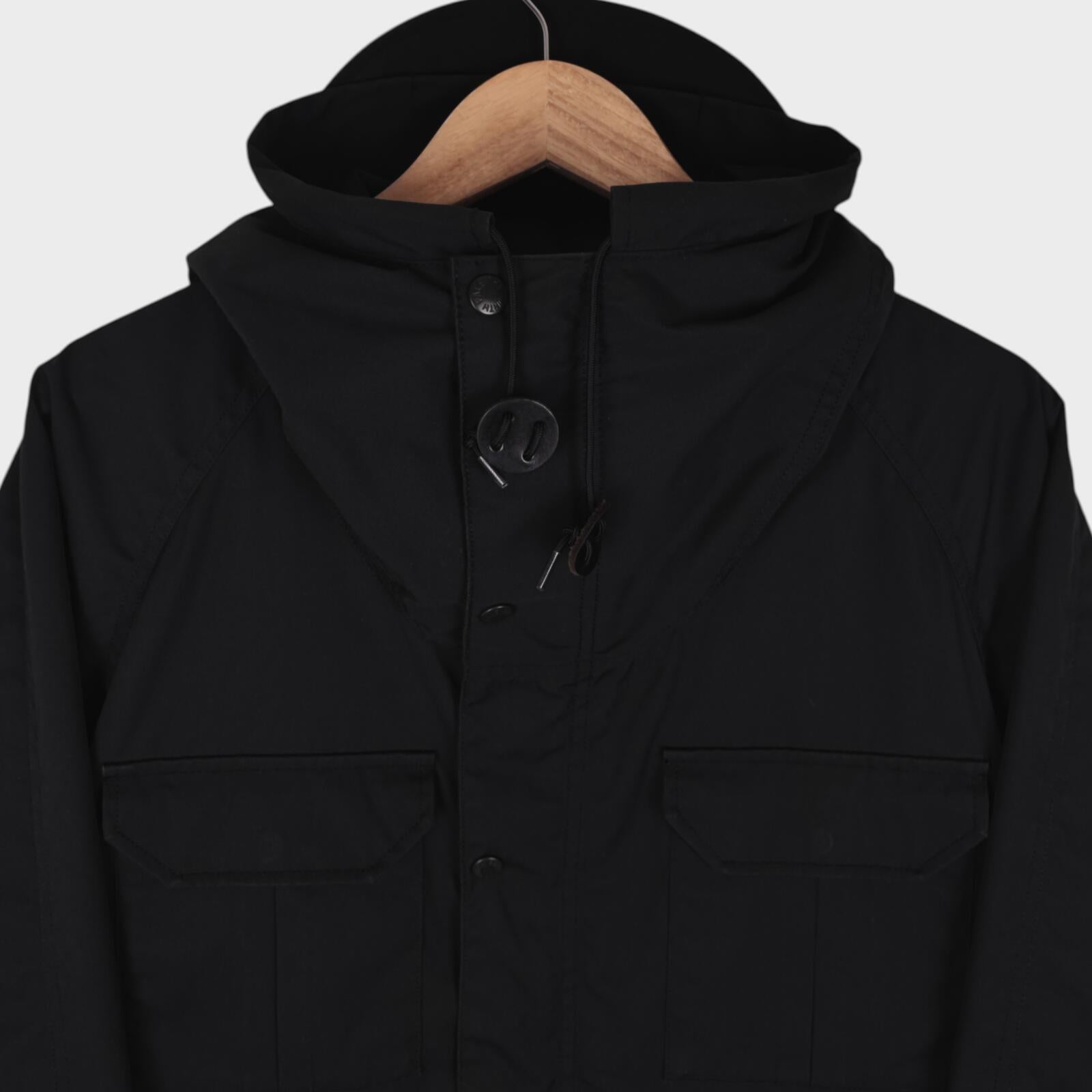 THE NORTH FACE PURPLE LABEL x NANAMICA Men's Black 65/35 Bayhead Cloth Mountain Parka Jacket