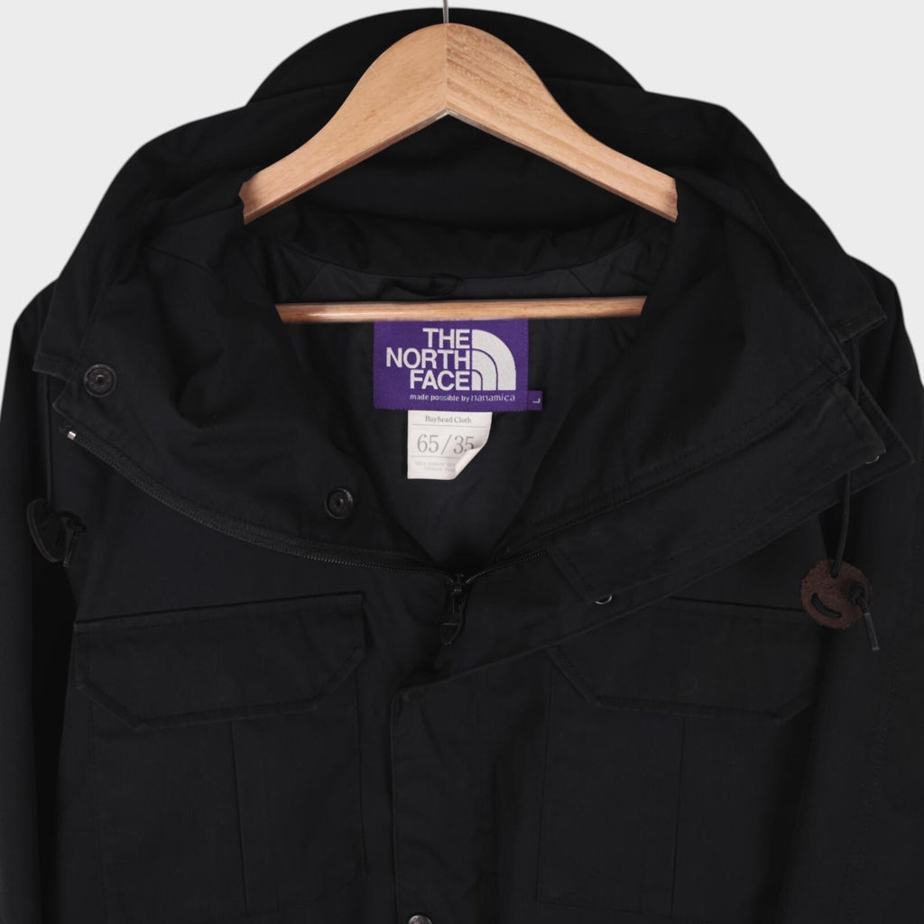 THE NORTH FACE PURPLE LABEL x NANAMICA Men's Black Mountain Parka Jacket