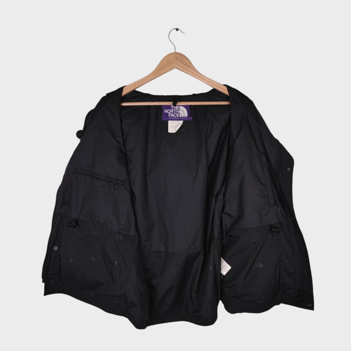 THE NORTH FACE PURPLE LABEL x NANAMICA Men's Black Mountain Parka Jacket