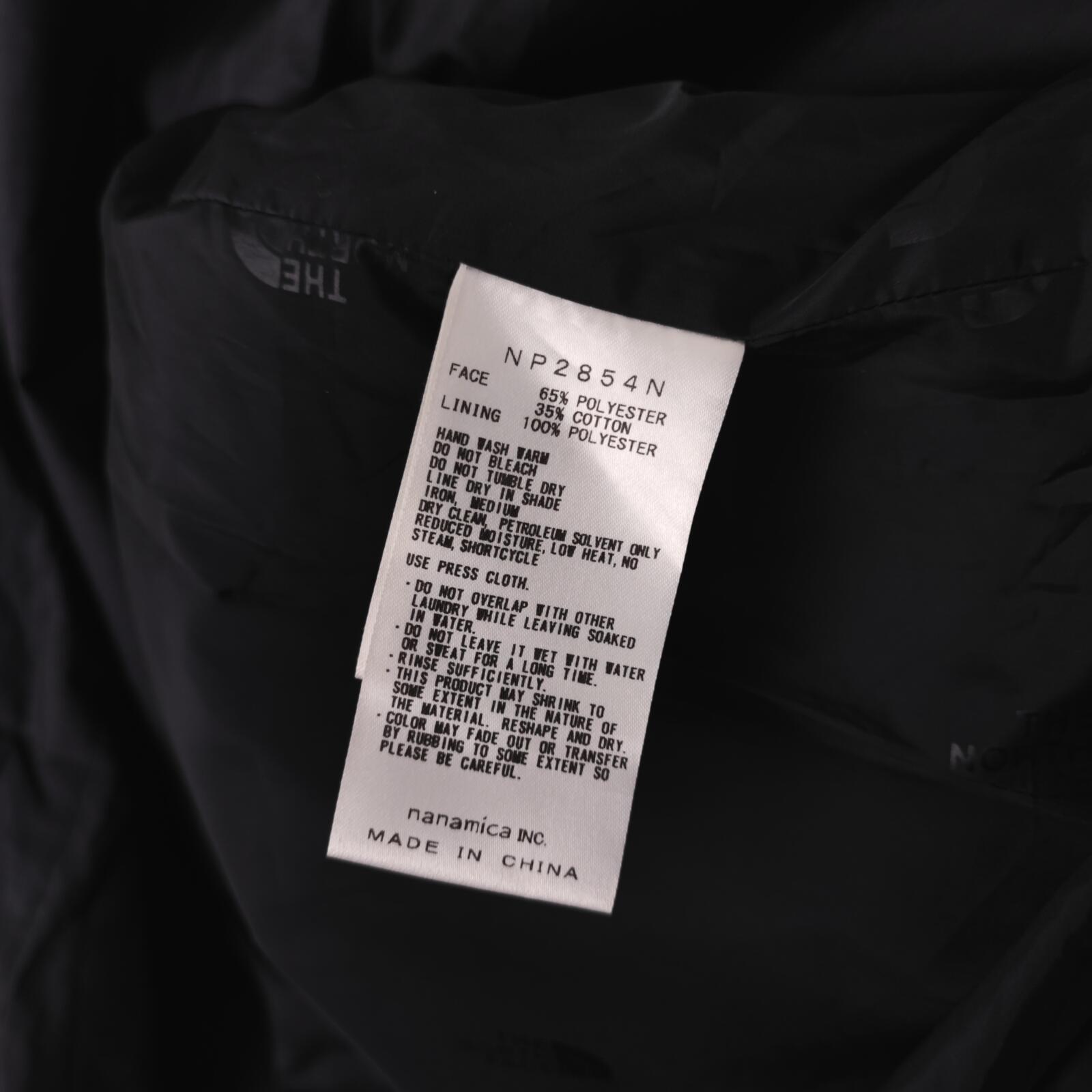 THE NORTH FACE PURPLE LABEL x NANAMICA Men's Black 65/35 Bayhead Cloth Mountain Parka Jacket